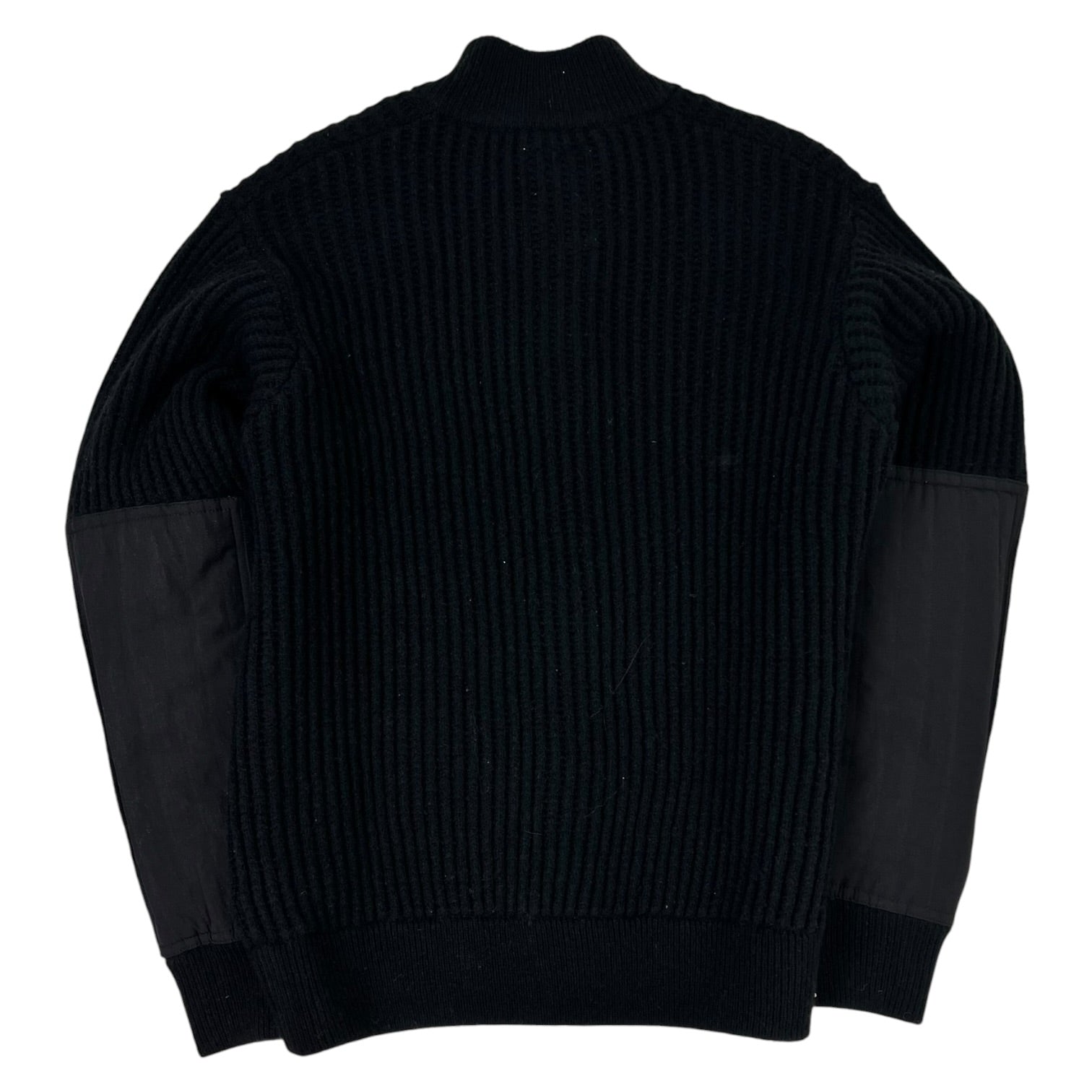 Stussy Military Patch Zip Sweater Black