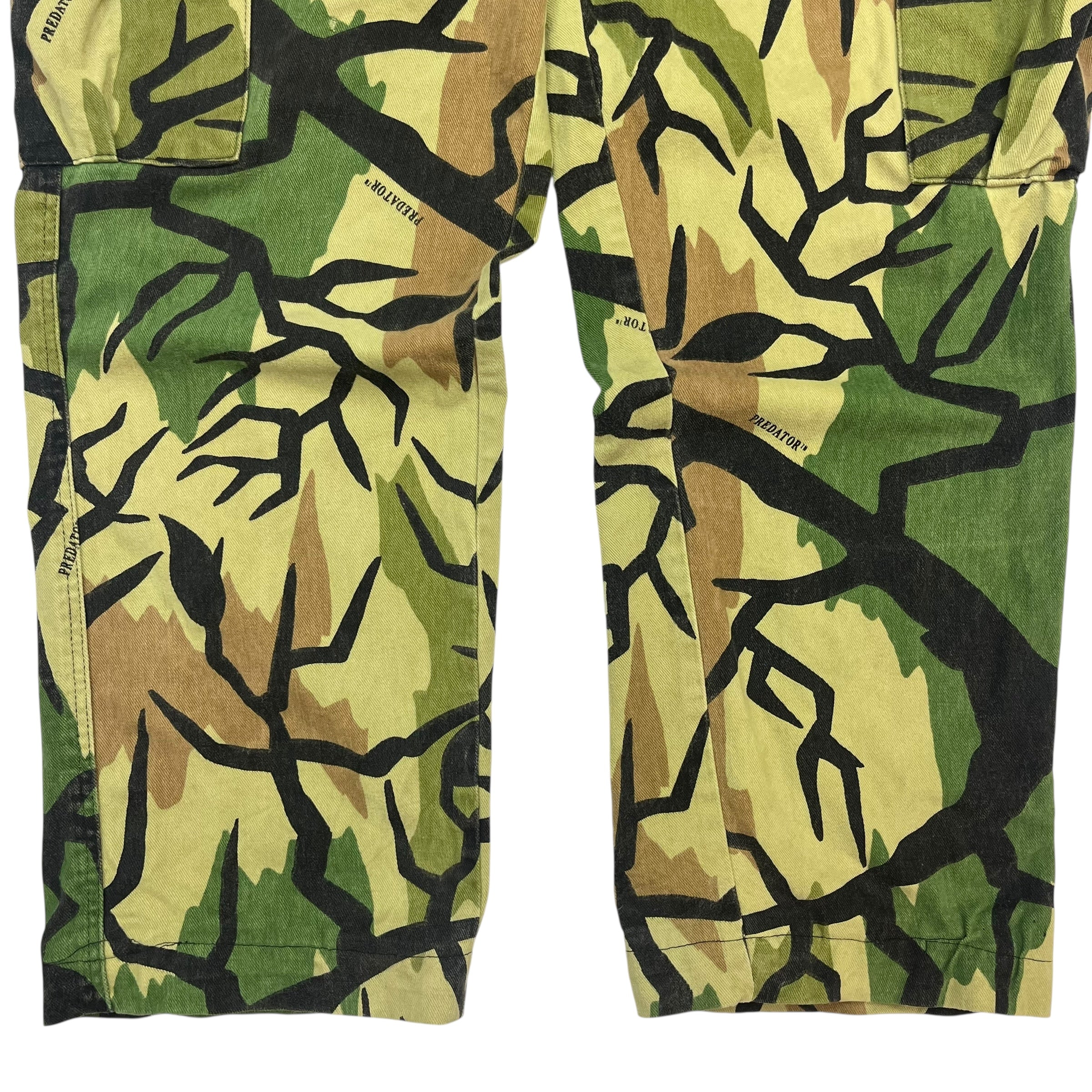Vintage Predator Camouflage Hunting Khaki Pants Green