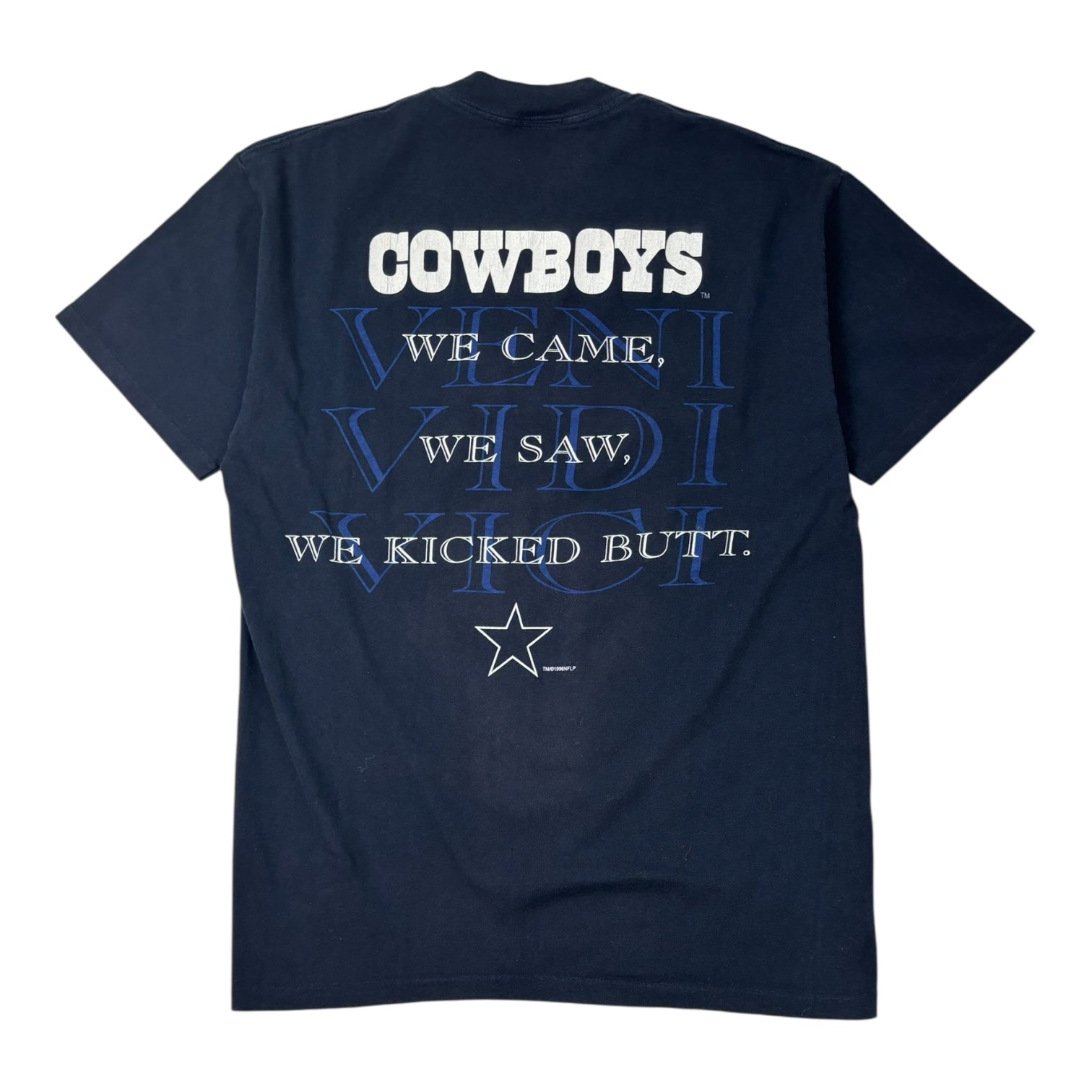 Vintage 1996 Dallas Cowboys “Absolute Victory” T-Shirt Navy