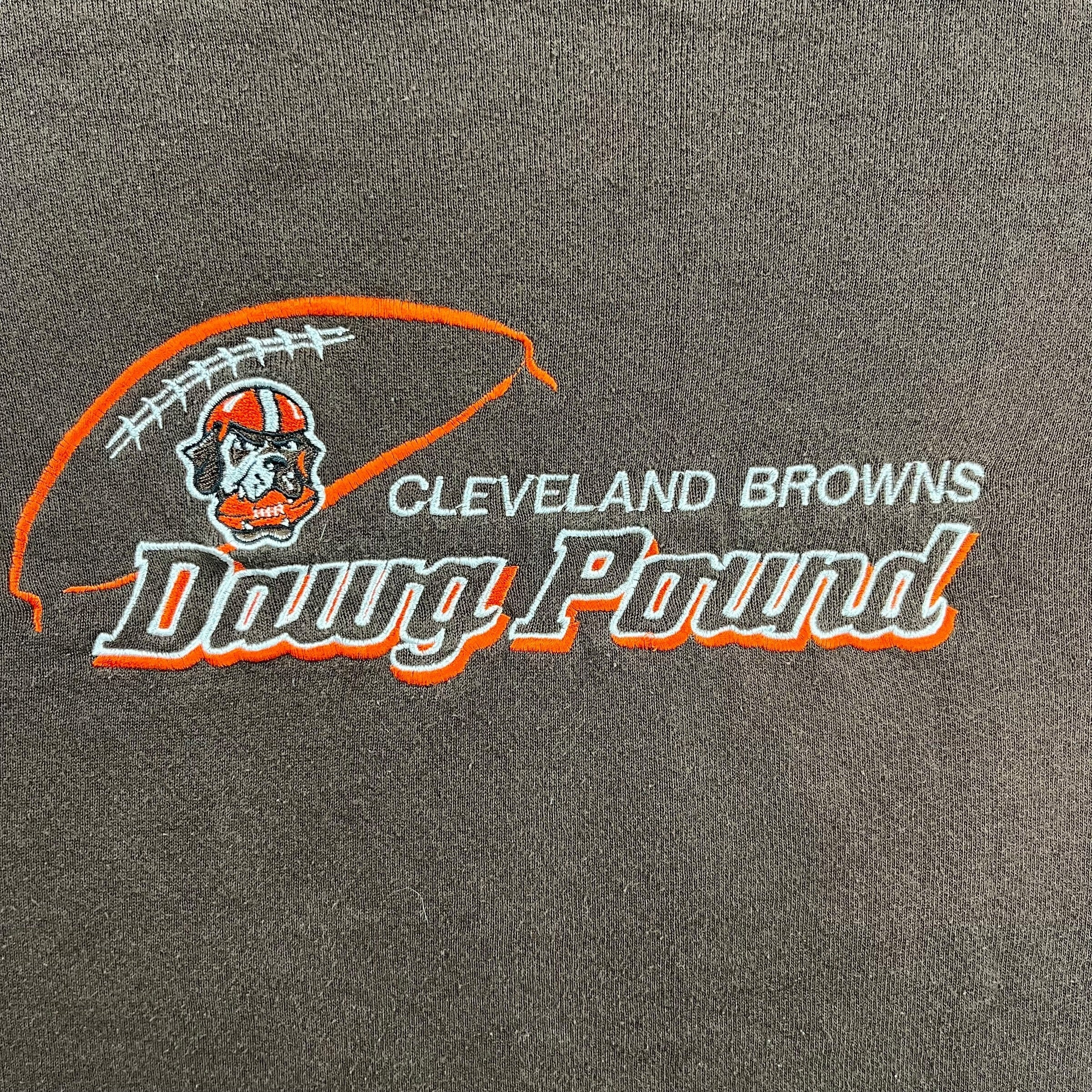 Vintage Cleveland Browns Dawg Pound Crewneck Brown