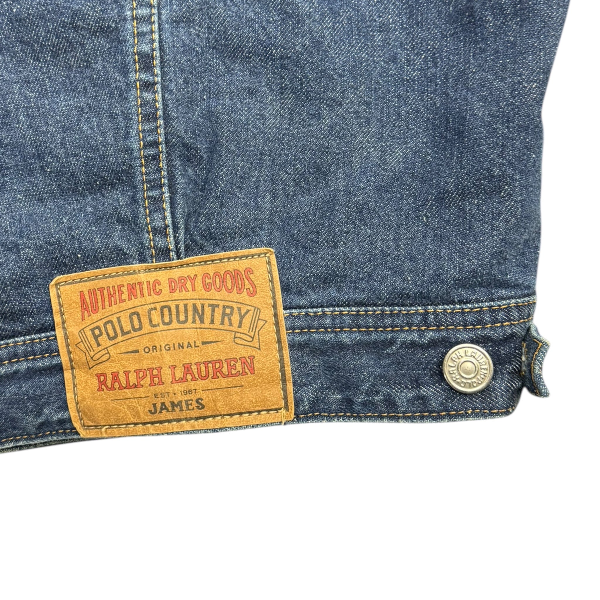 Vintage Polo Country Ralph Lauren Denim Hoodie