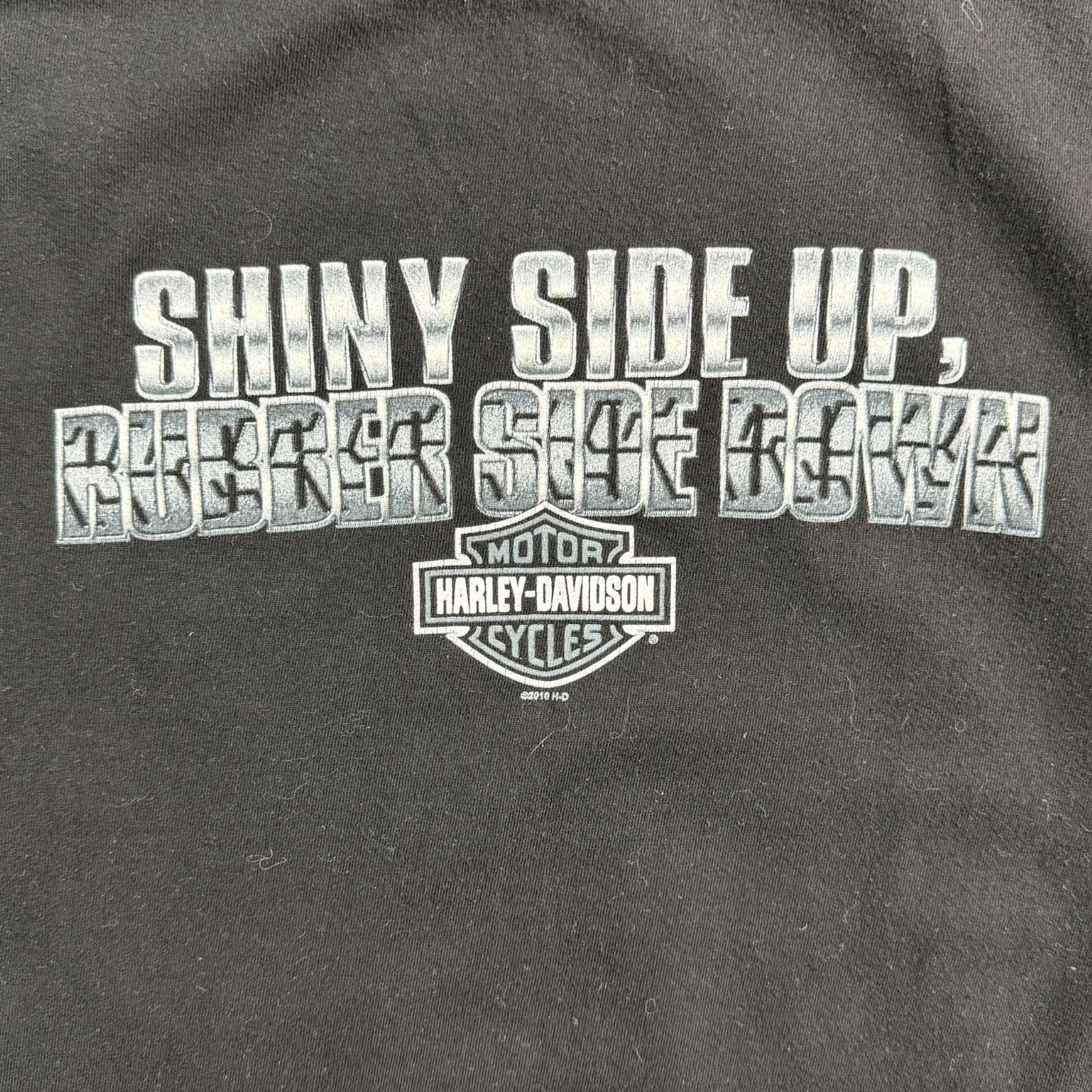 Vintage Harley Davidson Of Baldwin Park L/S Tee Black