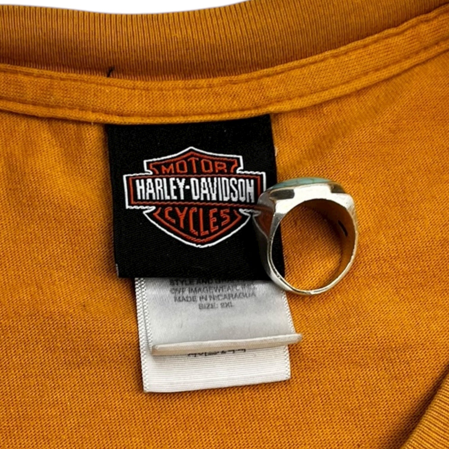 Harley Davidson Kokomo Indiana T-Shirt Squash Yellow