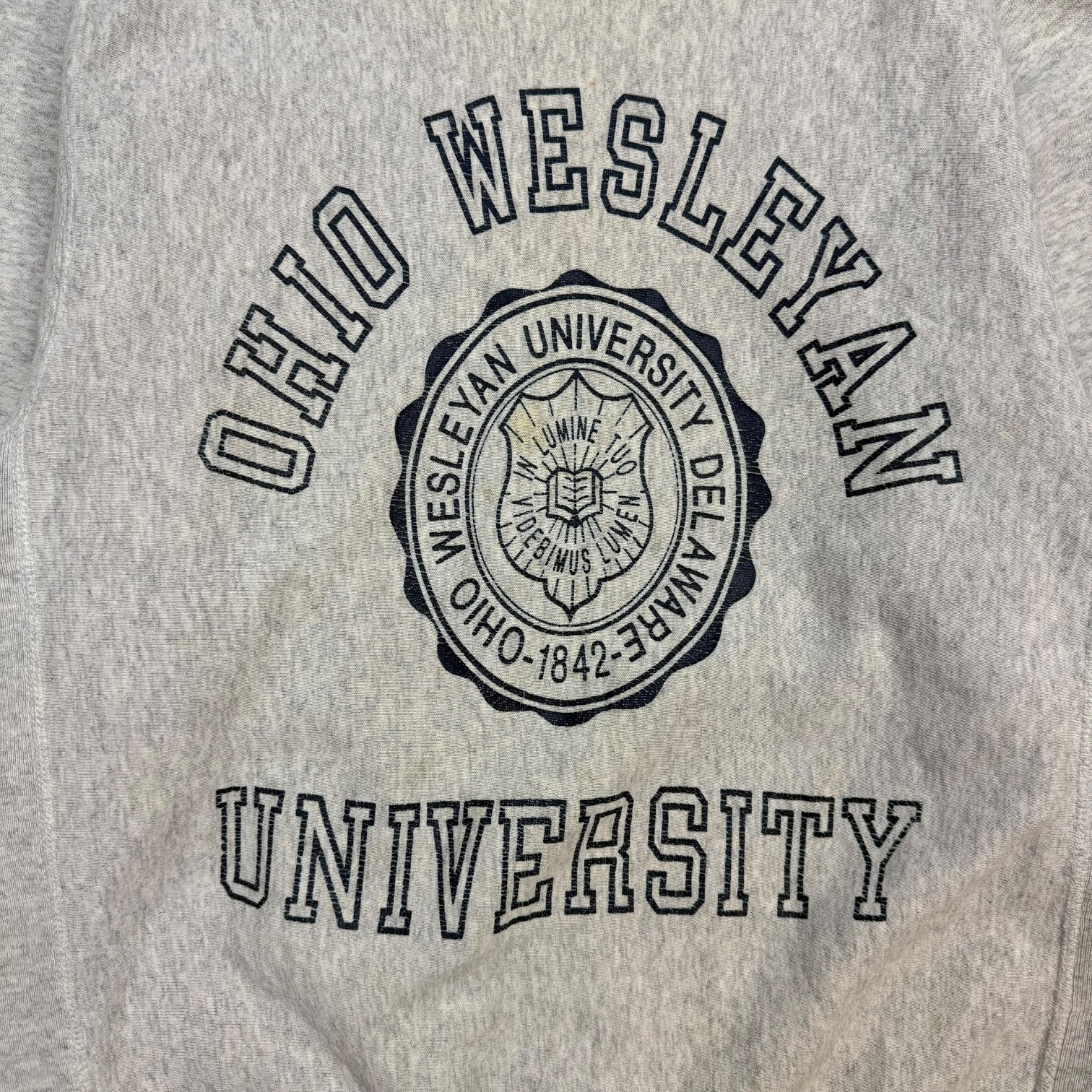 Vintage Ohio Wesleyan University Crewneck Grey