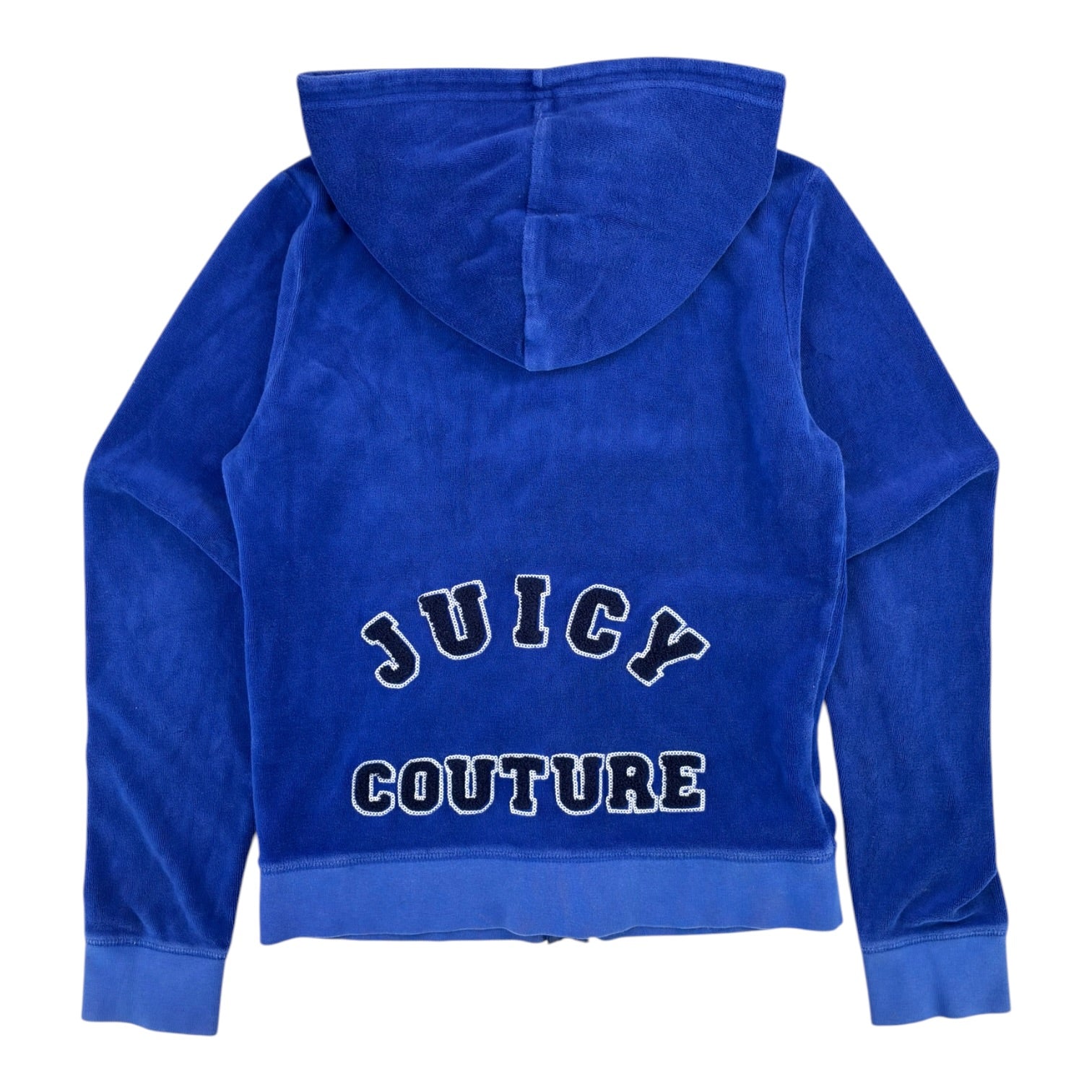 (W) Y2K Juicy Couture Zip Up Hoodie Blue