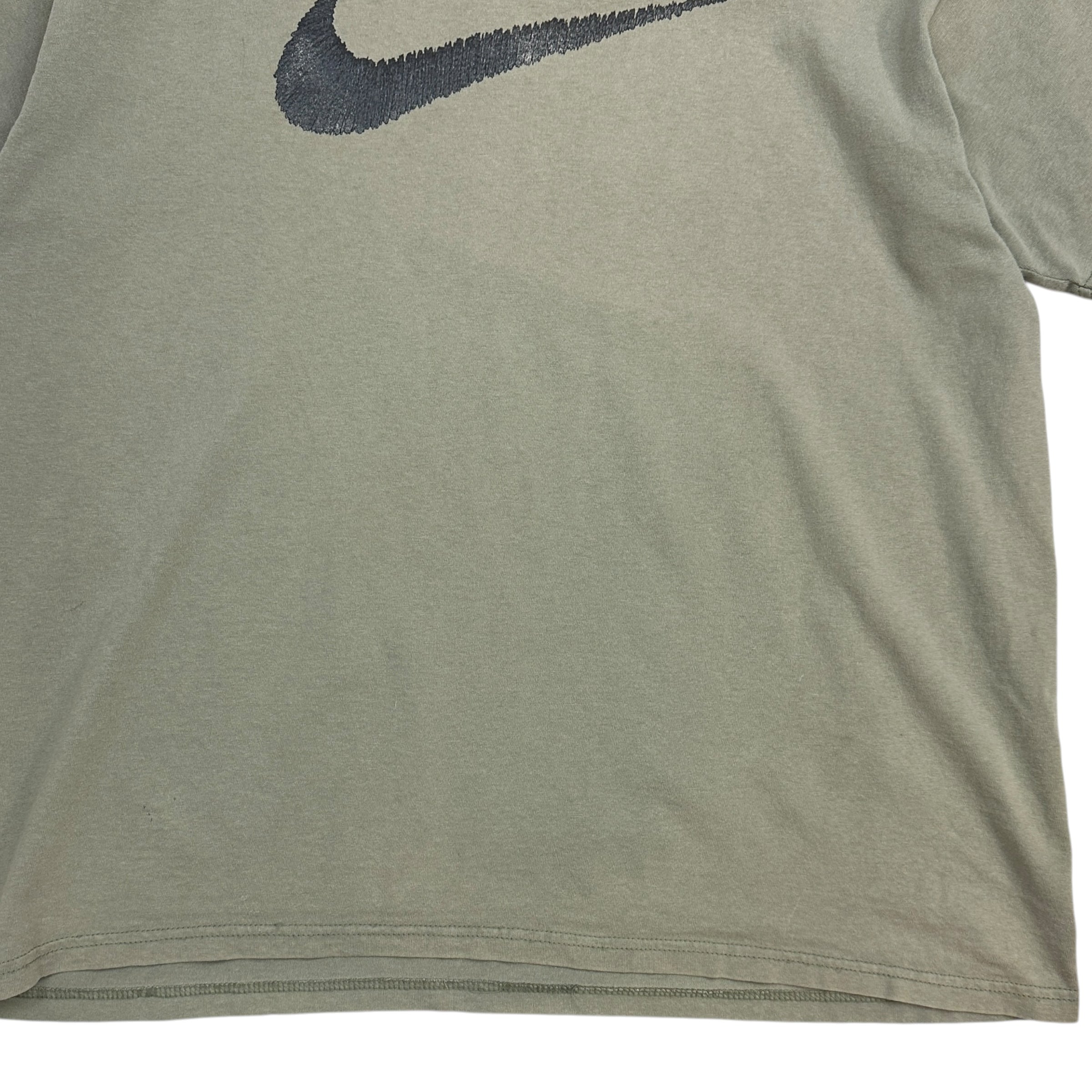 Vintage Nike Big Swoosh Tee Taupe
