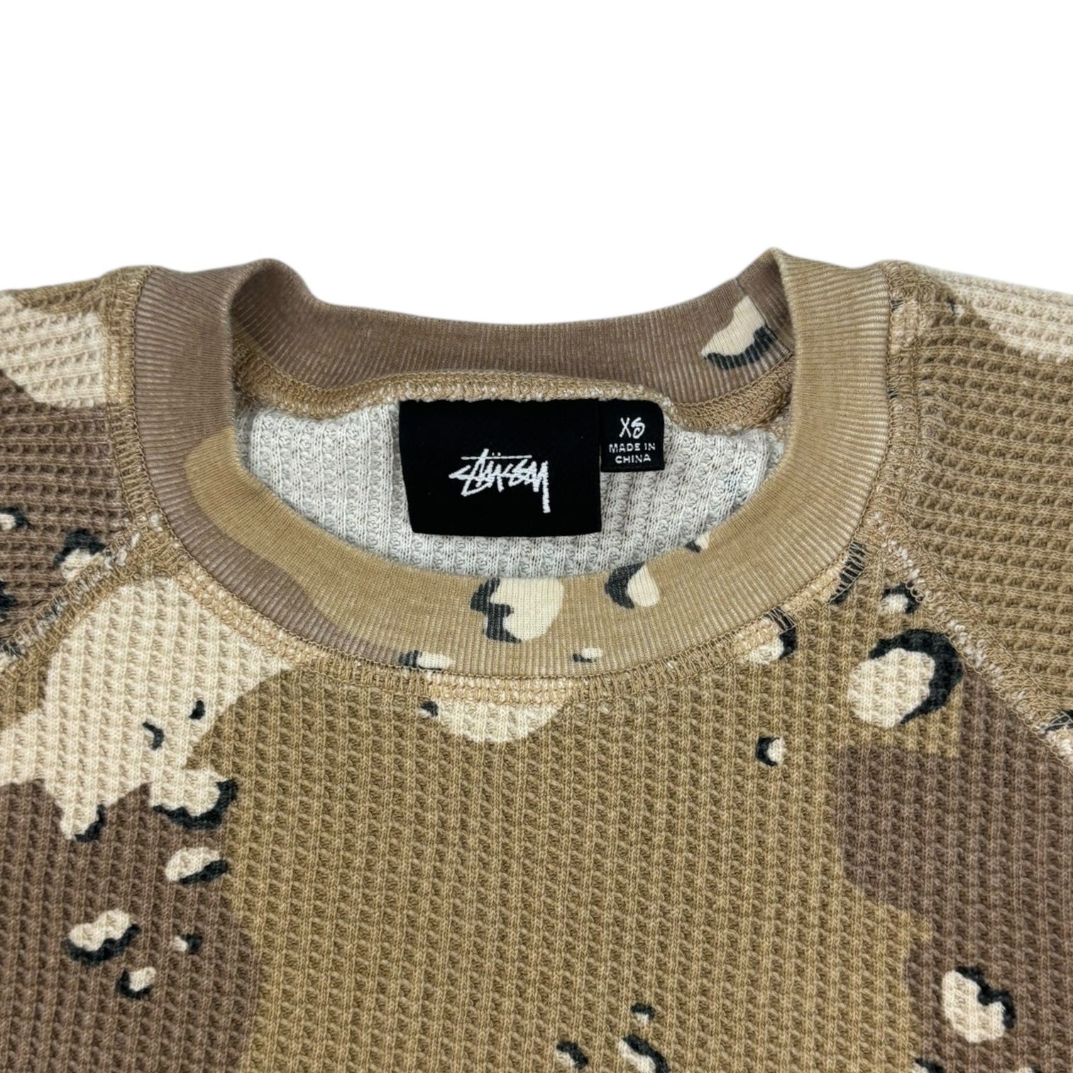 Stussy Raglan Basic Thermal Desert Camo