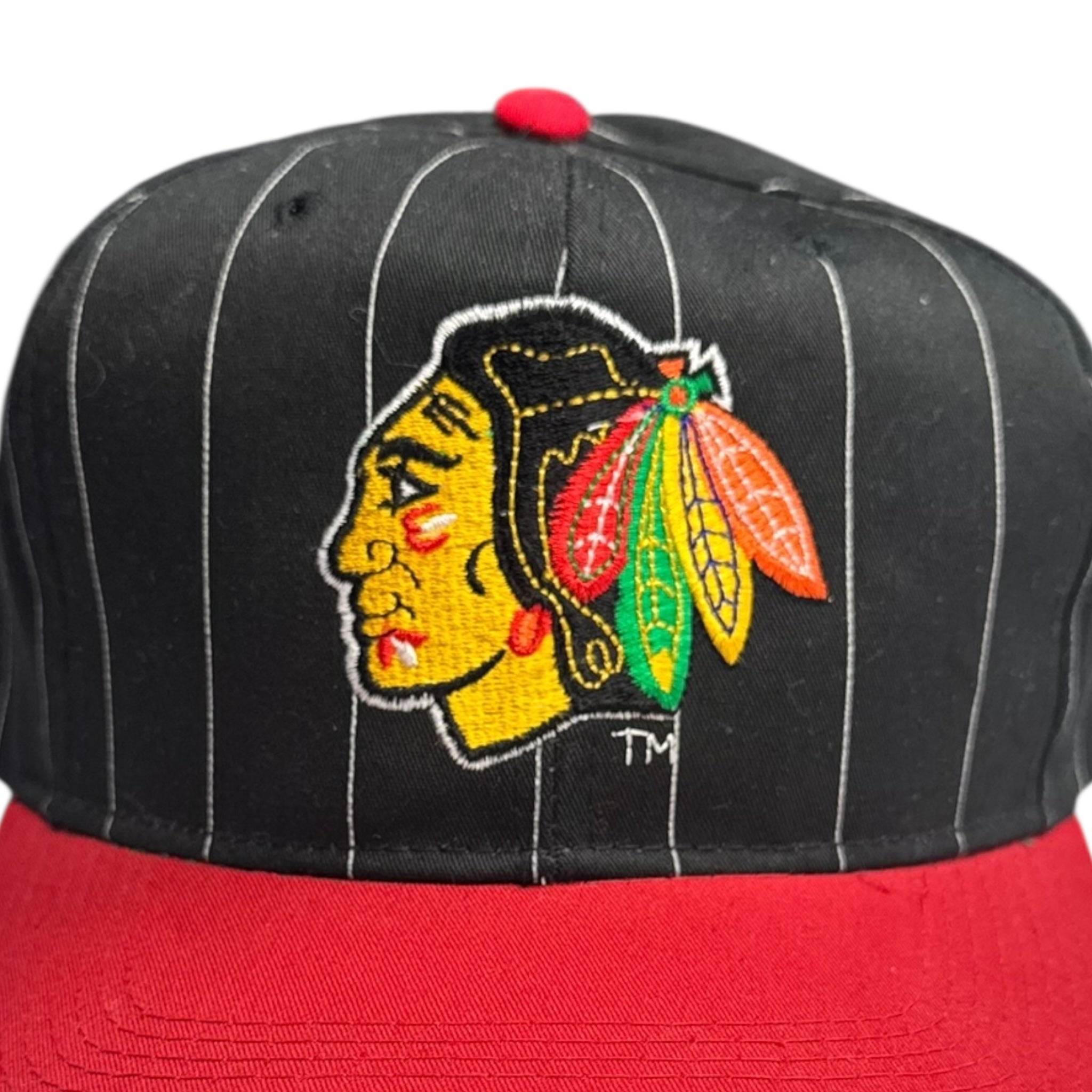 Vintage Chicago Blackhawks Pinstripe Starter Hat