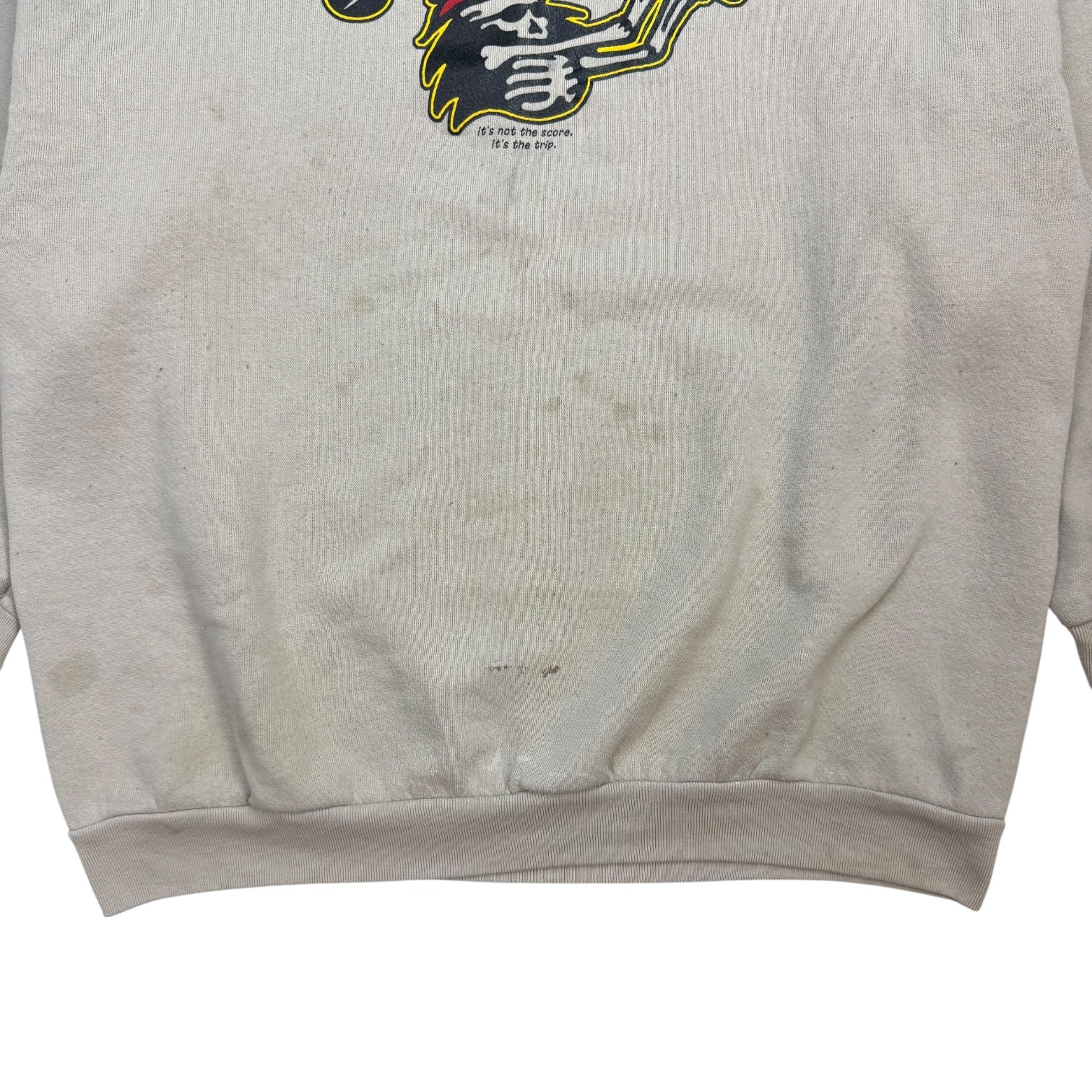 Vintage Grateful Dead DeadGolf.Com Crewneck Faded Cream