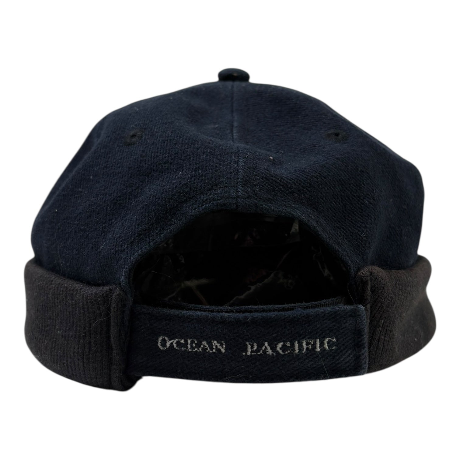 Vintage Ocean Pacific StrapBack Docker Cap Navy