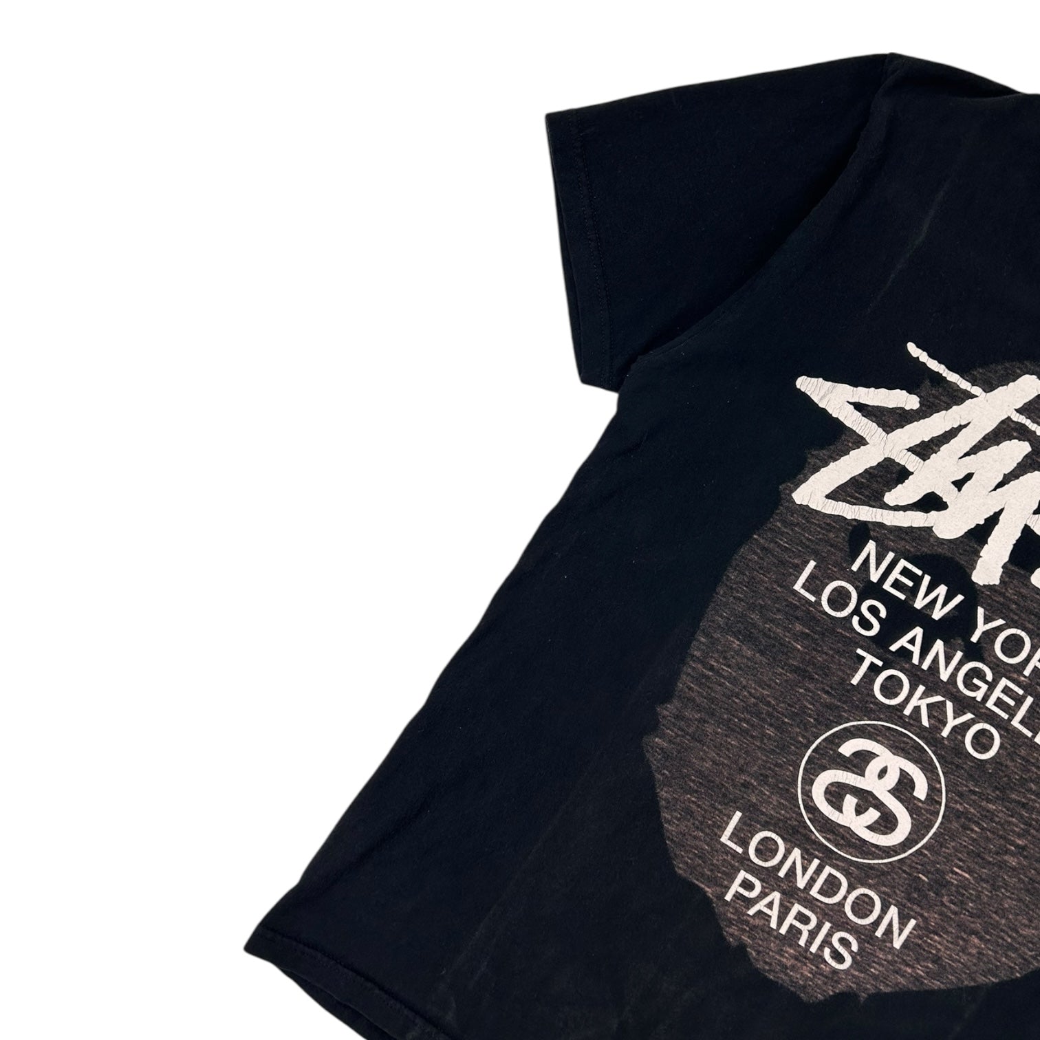 Stussy X Bape World Tour T-Shirt Black