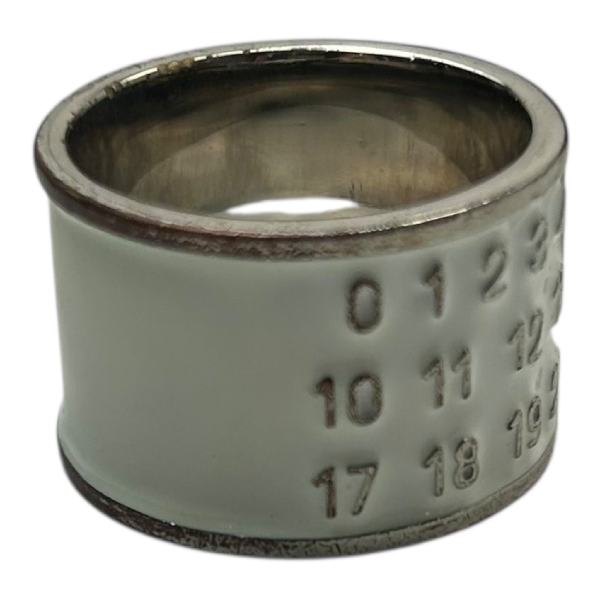 Maison Margiela M6 White Enamel Ring