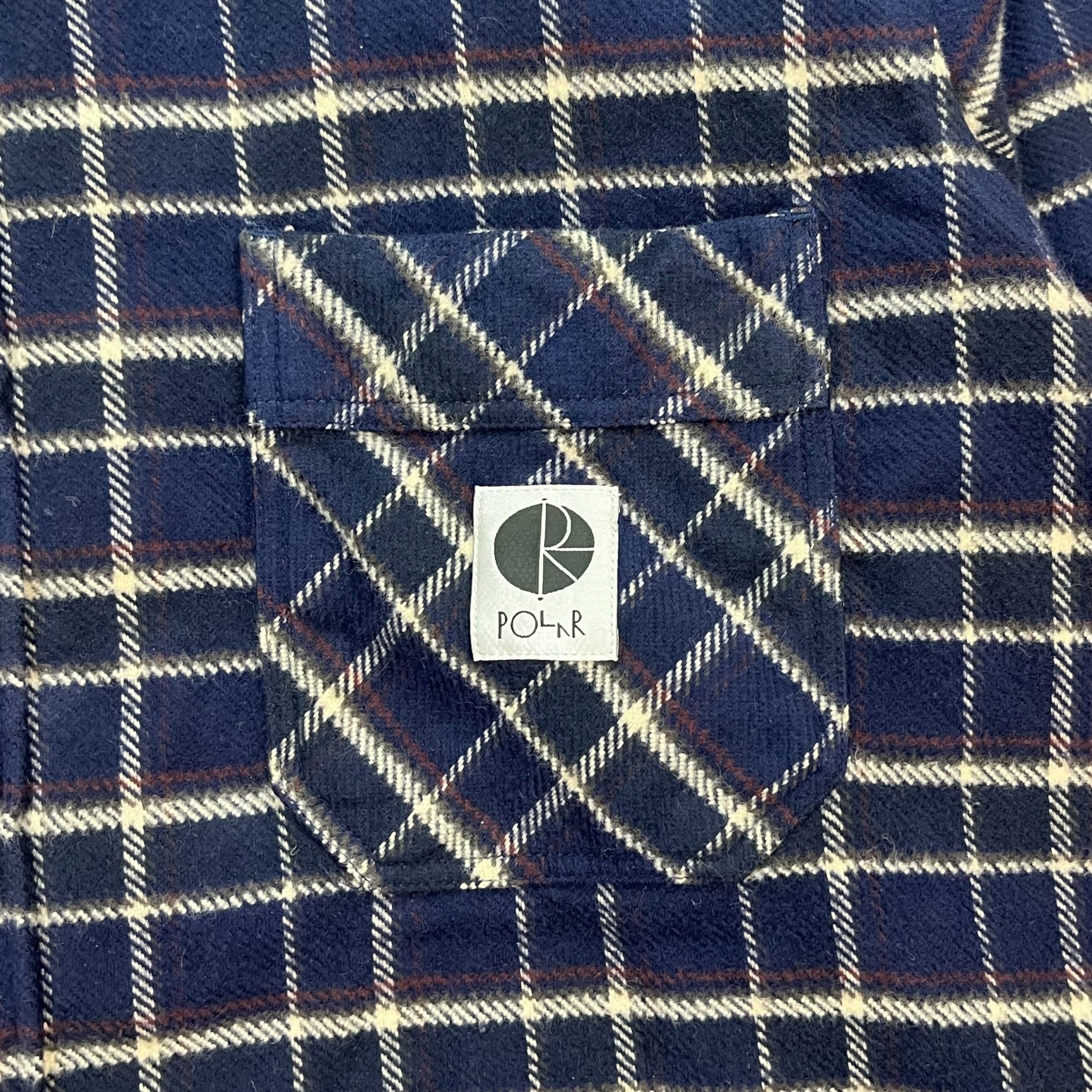 Polar Skate Co. Flannel Rich Navy