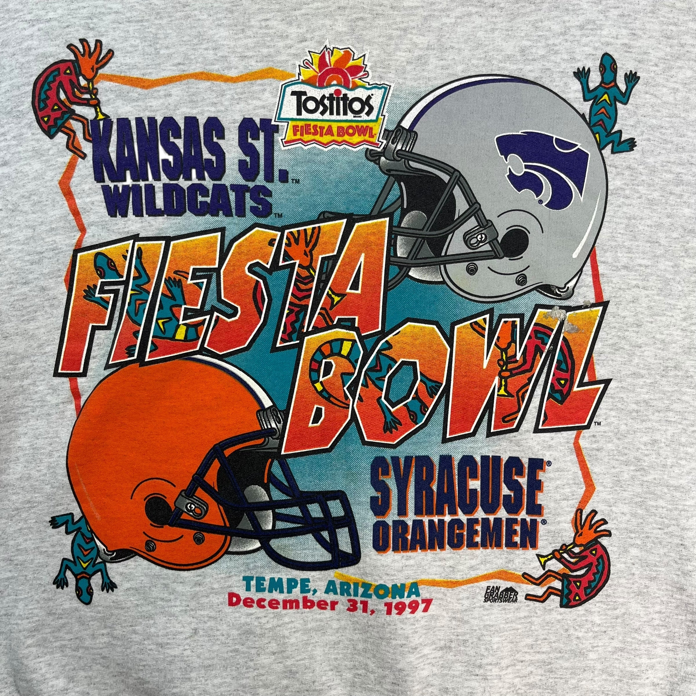 1997 Tostitos Fiesta Bowl Crewneck Light Grey