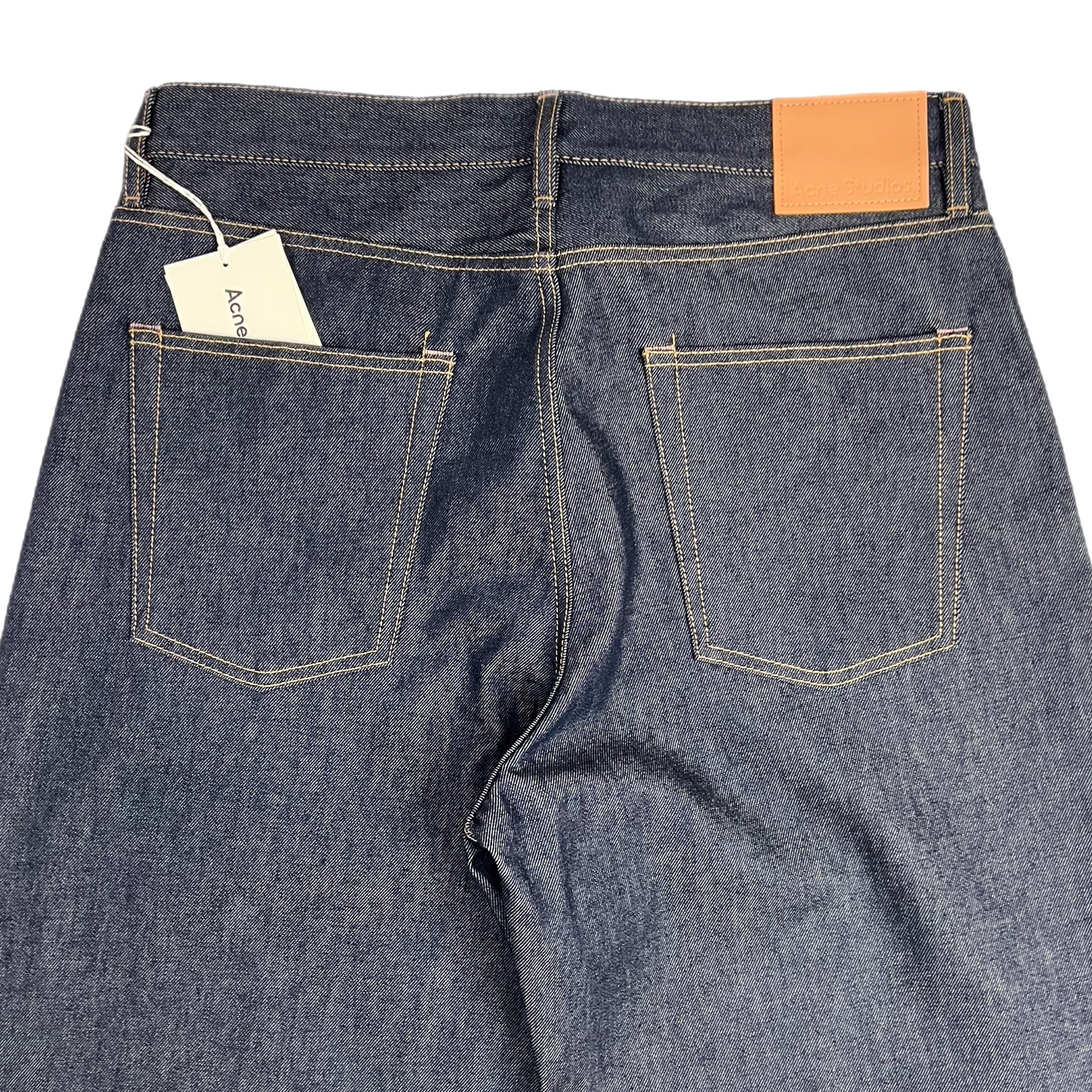 Acne Studios Loose Fit 1981M Indigo Blue Jeans