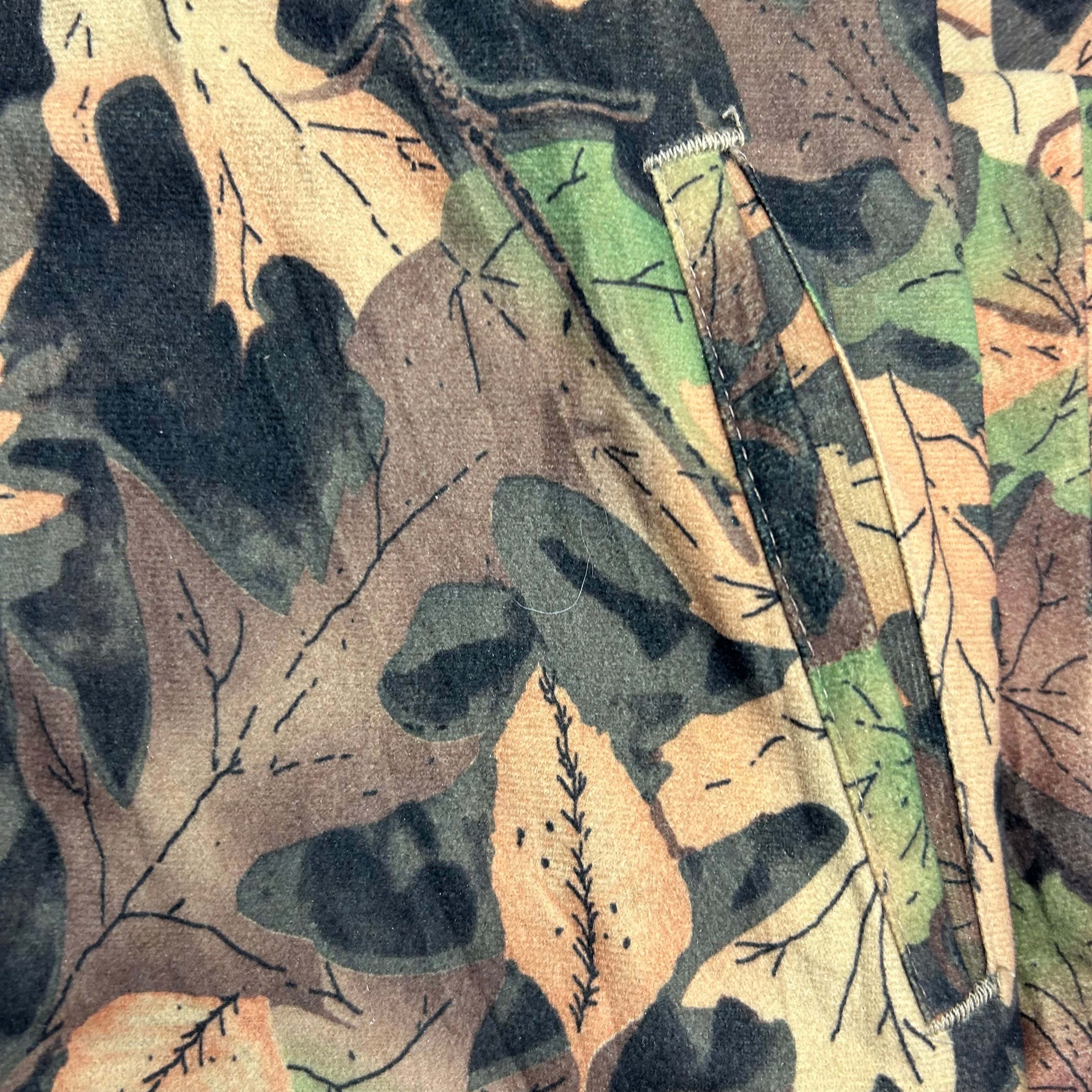 Vintage Racoe Inc Real Leaf Fleece Jacket