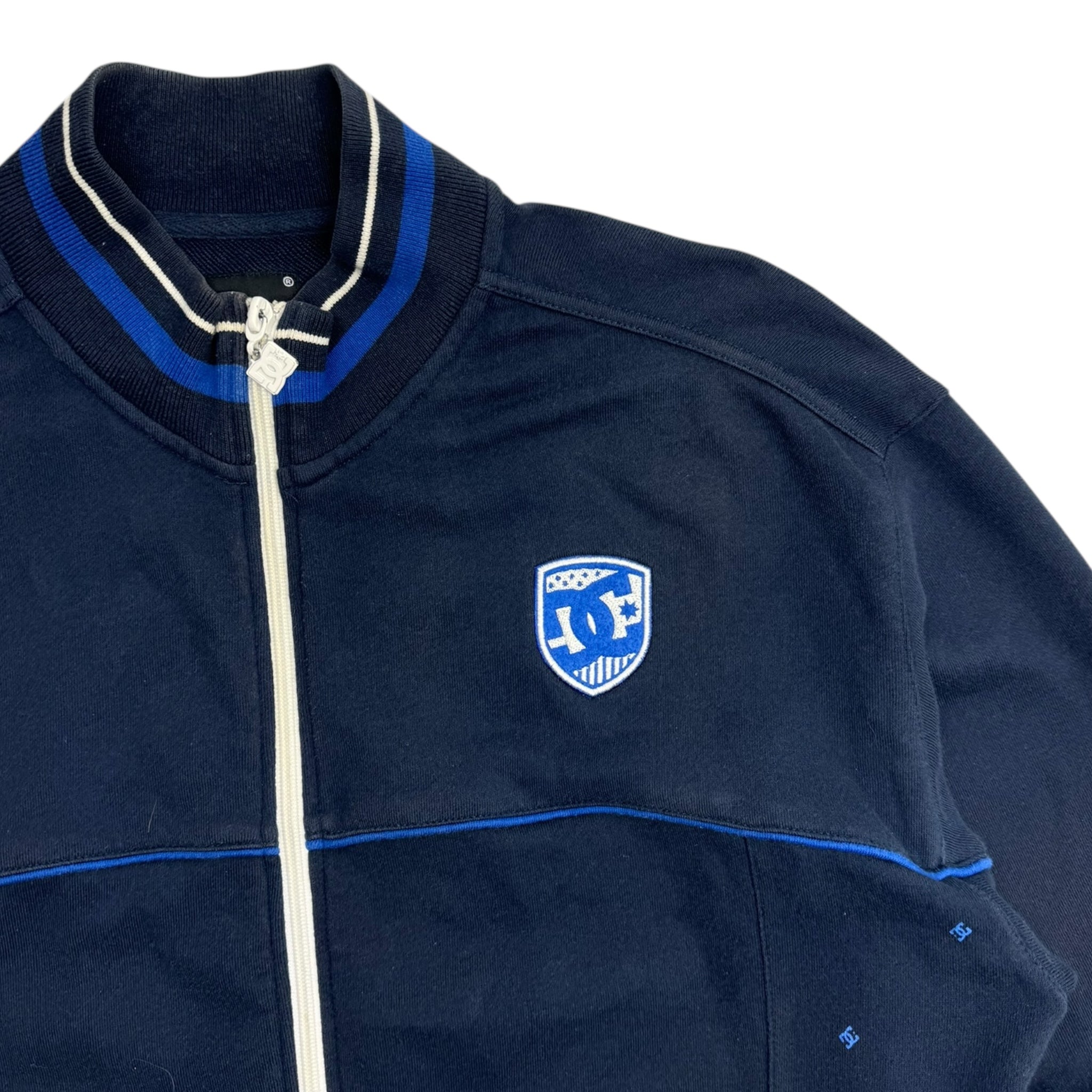 Y2K DC Shoes Co Zip Up Sweater