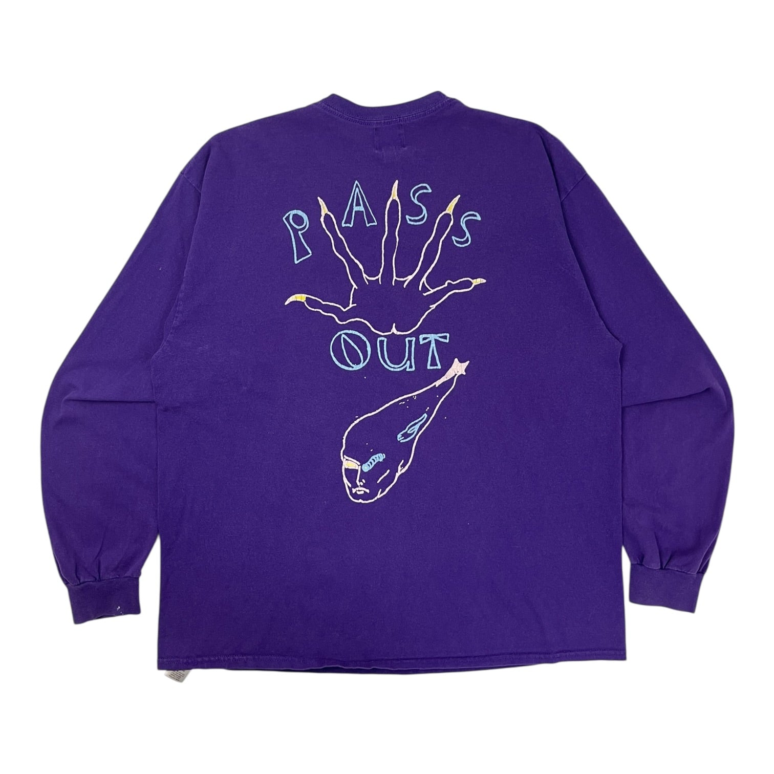 Brain-Dead Parasite L/S T-Shirt Purple