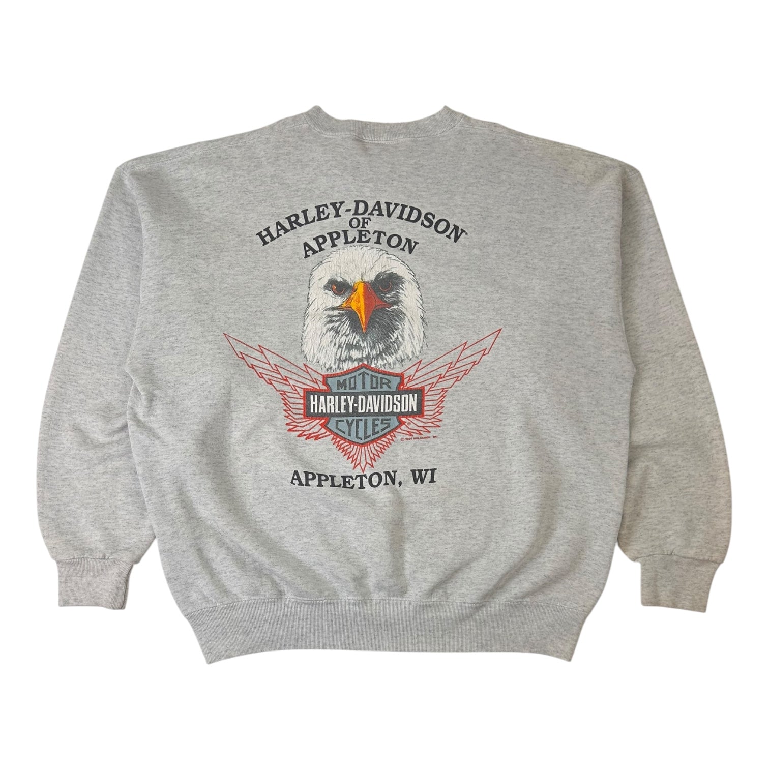 Vintage Harley Davidson Crewneck Grey