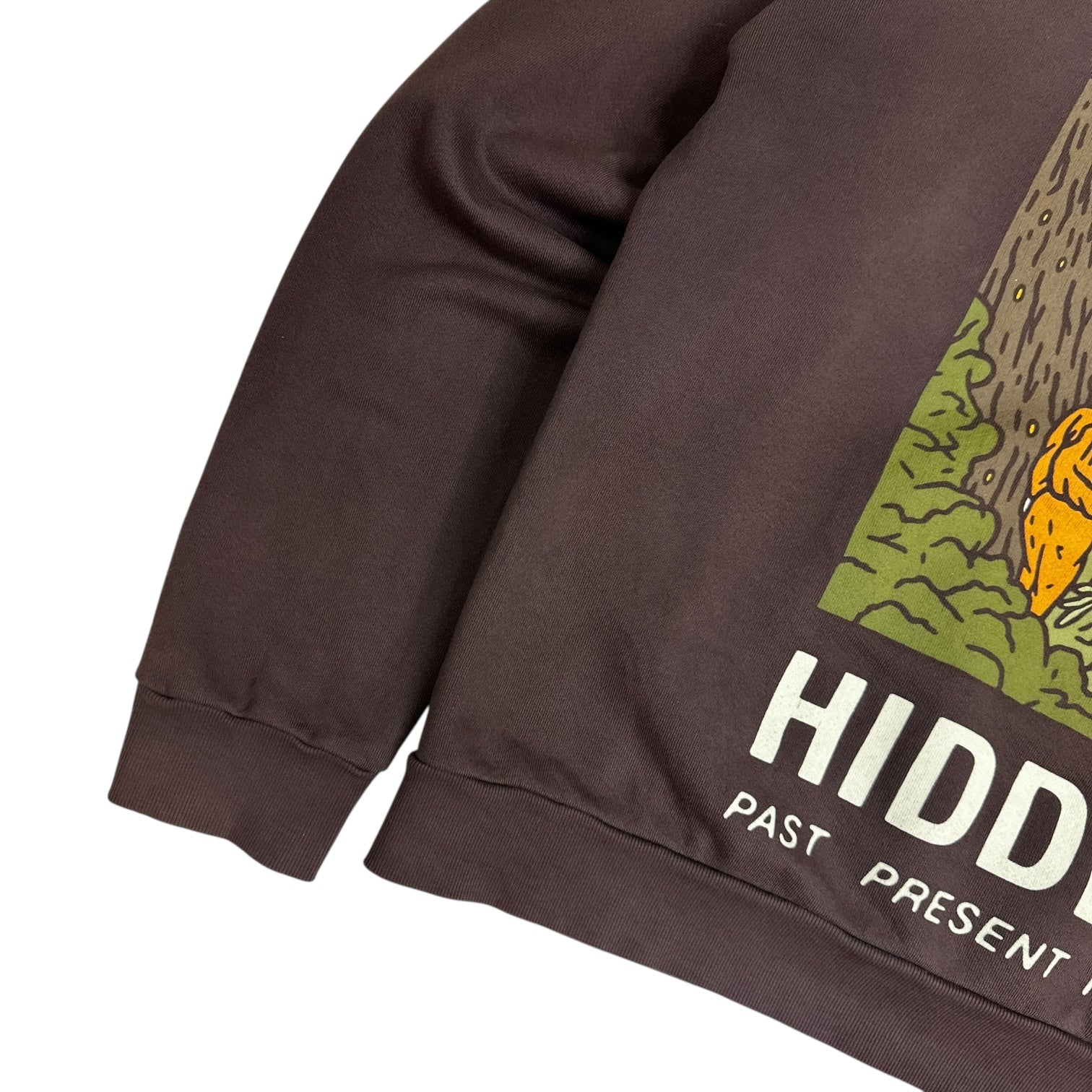 Hidden NY Past Present Future Farming Hoodie Brown