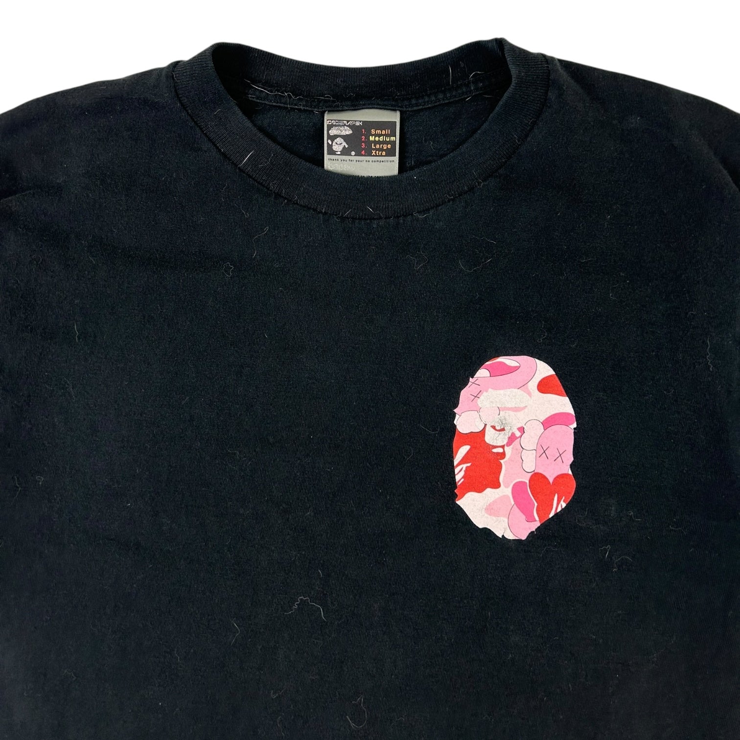 Bape Flora Ape Head T-Shirt Black