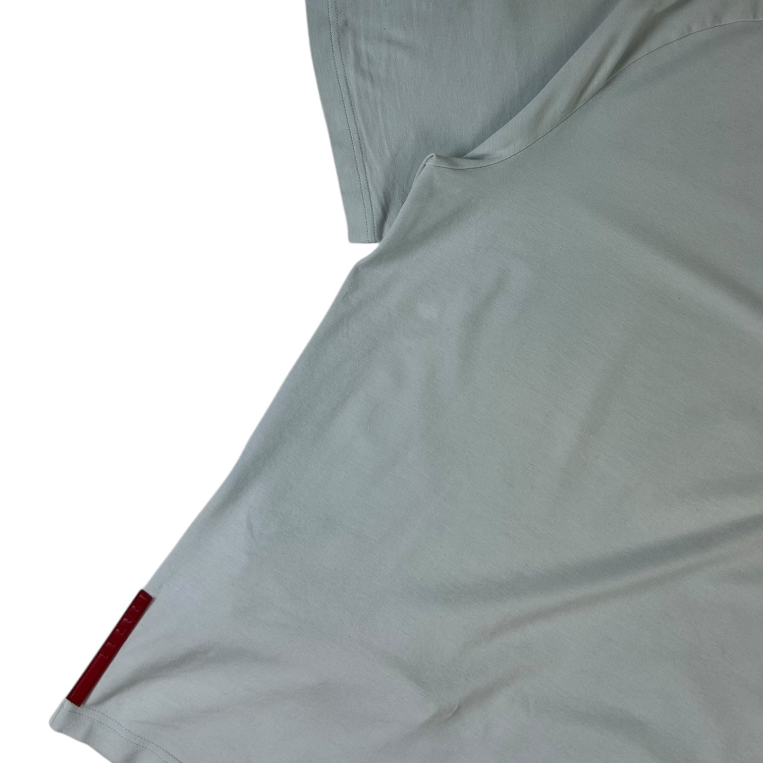 Vintage Prada Zip T-Shirt Pearl Blue