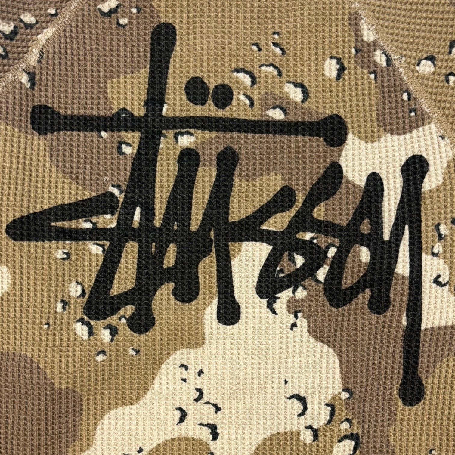 Stussy Raglan Basic Thermal Desert Camo