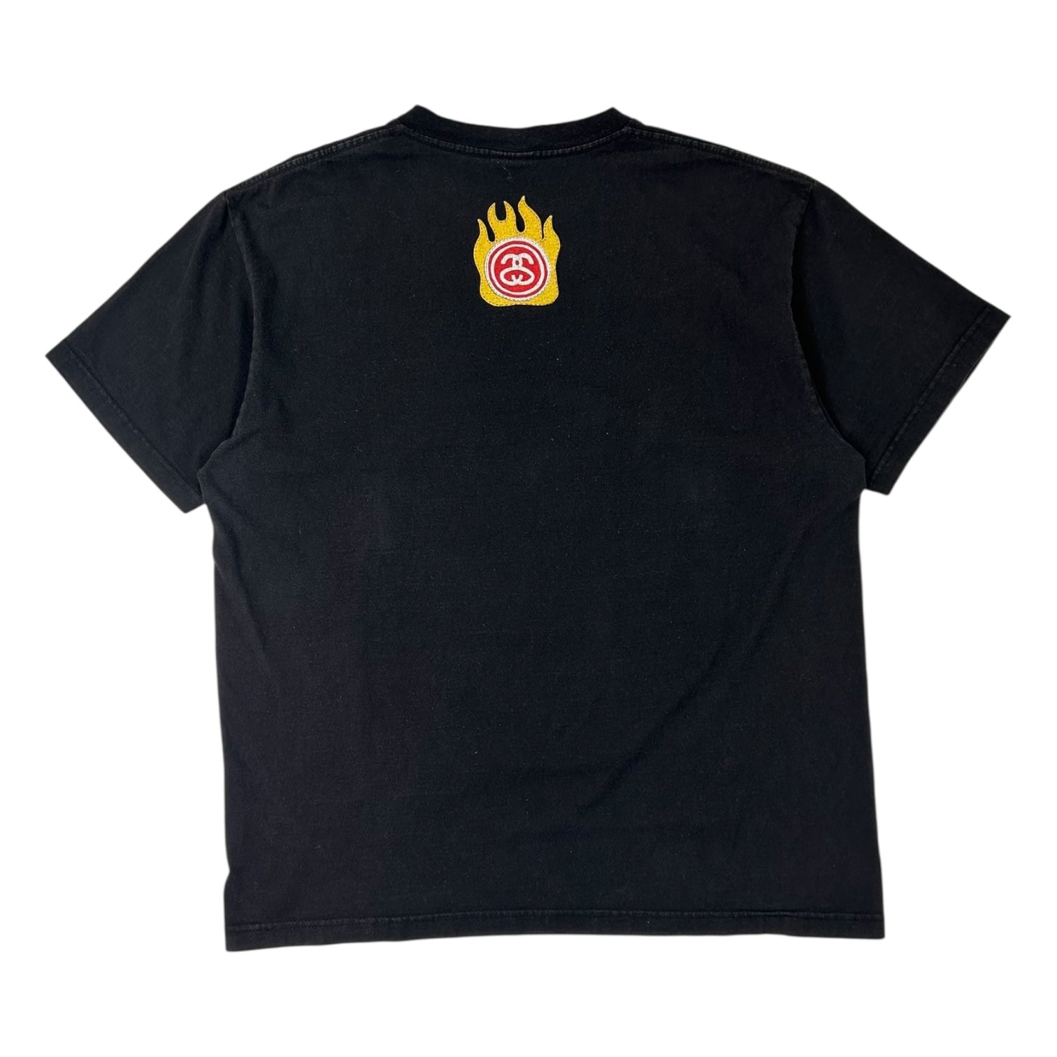 Vintage Stussy World Of Pose Skull T-Shirt Black