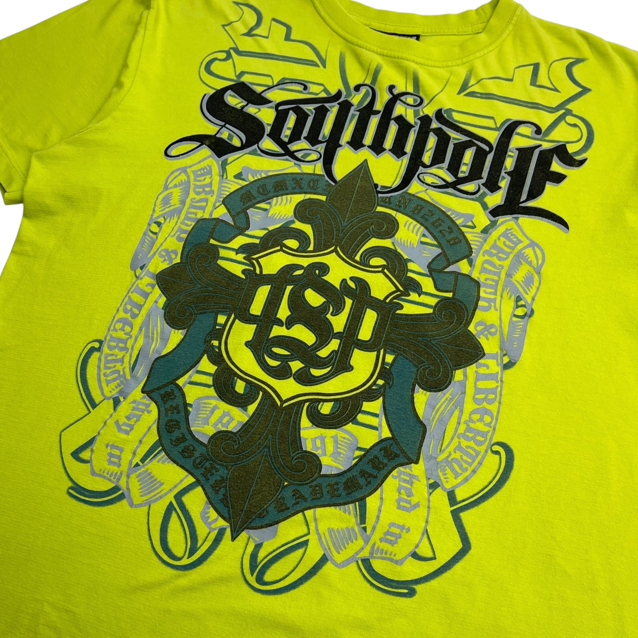 Y2K South Pole Crest Hi-lighter T-Shirt