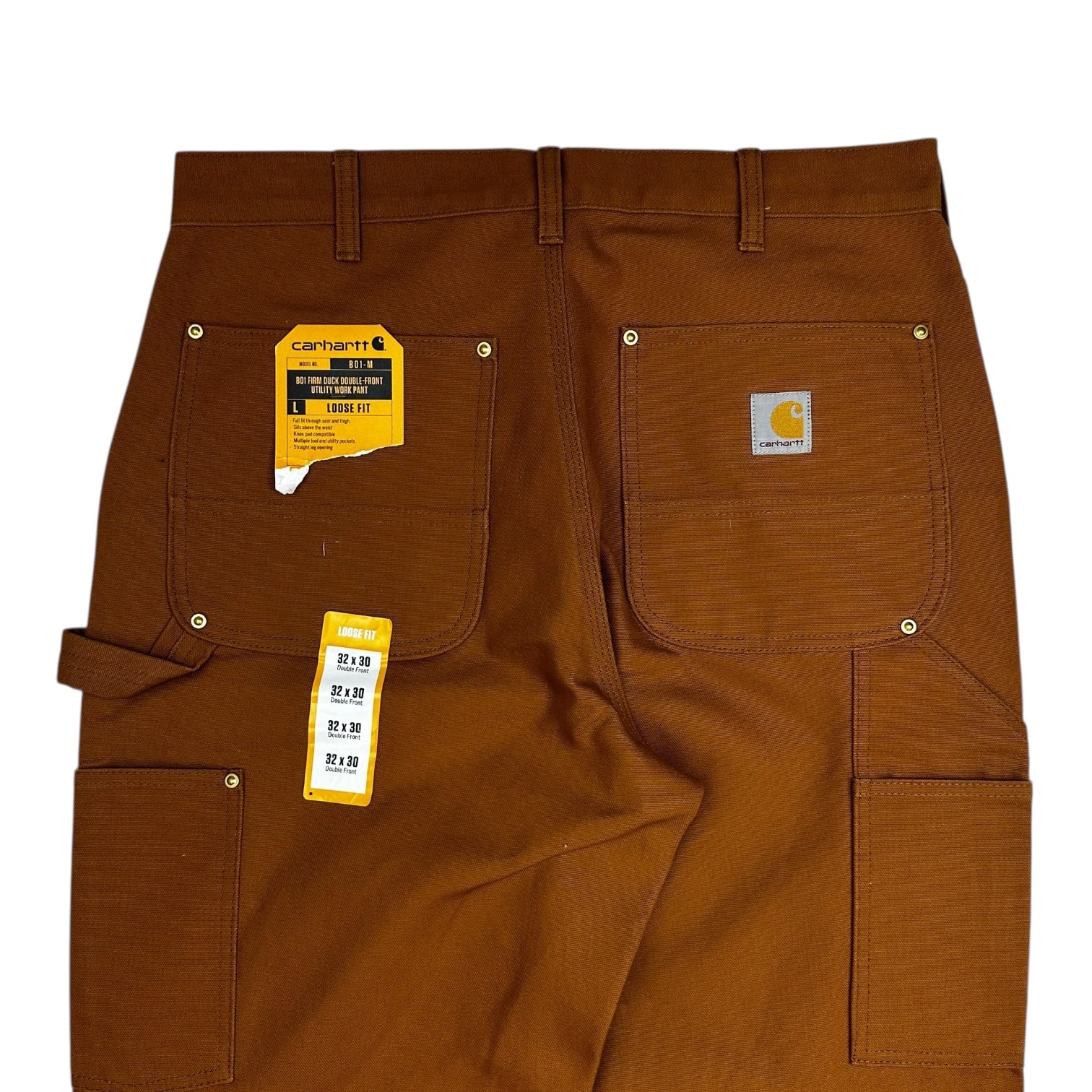 Vintage Carhartt Double Knee Cargo Pants Tan