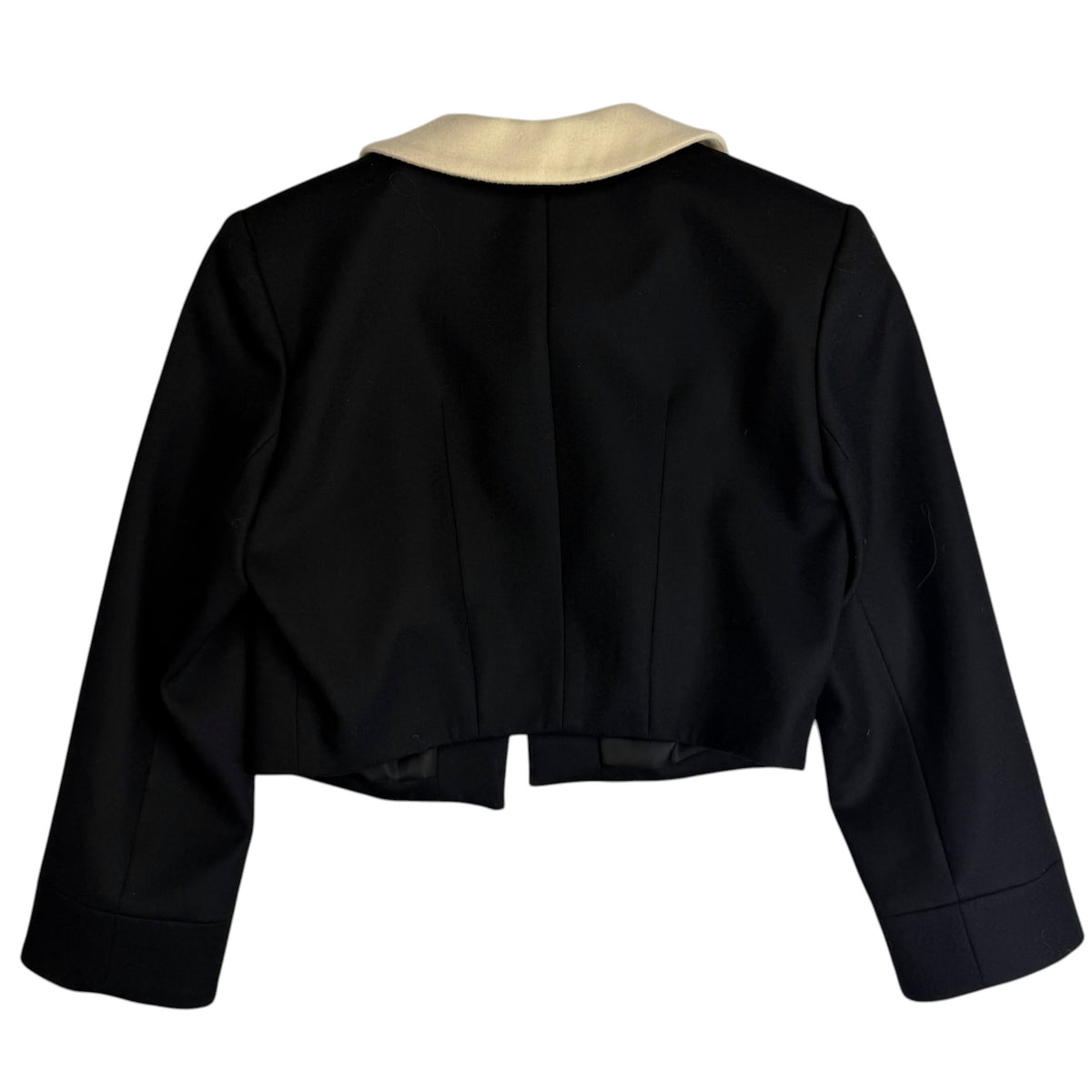 (W) Vintage Lamania Cropped Jacket Black