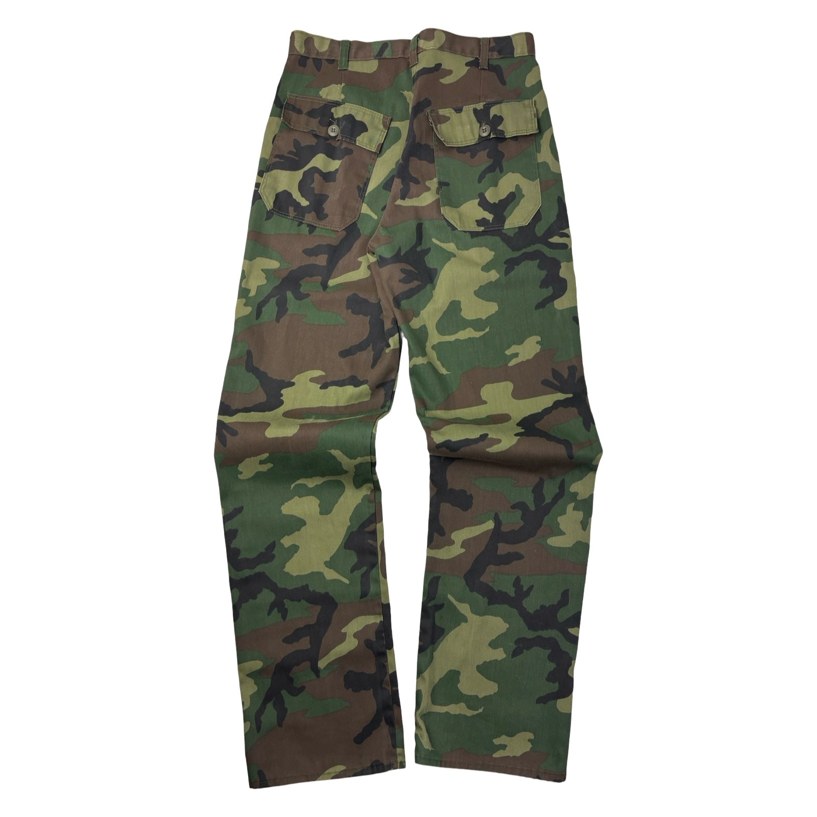Vintage ‘70s Woodland Camo Military Trouser Pant
