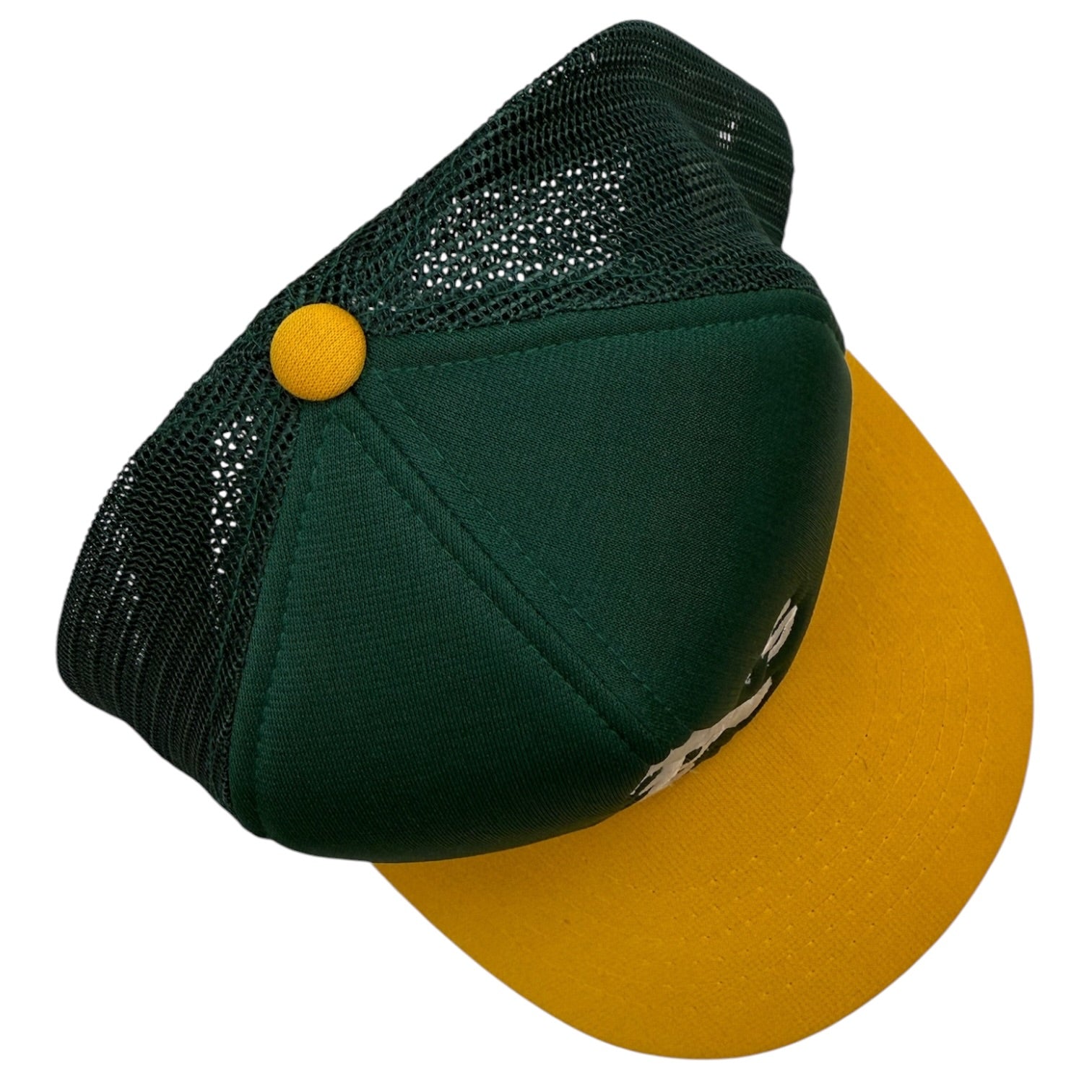 Vintage Oakland A’s Snapback Green/Yellow