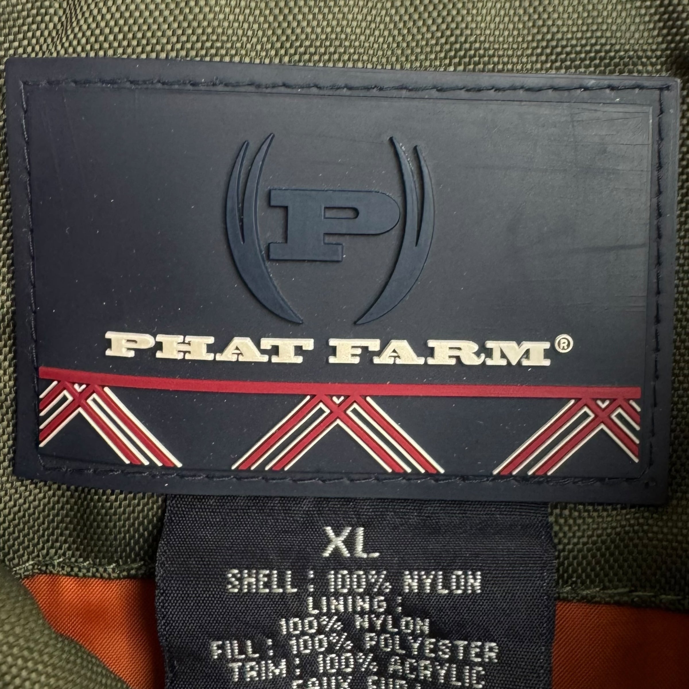 Vintage Phat Farm Bomber Jacket Green