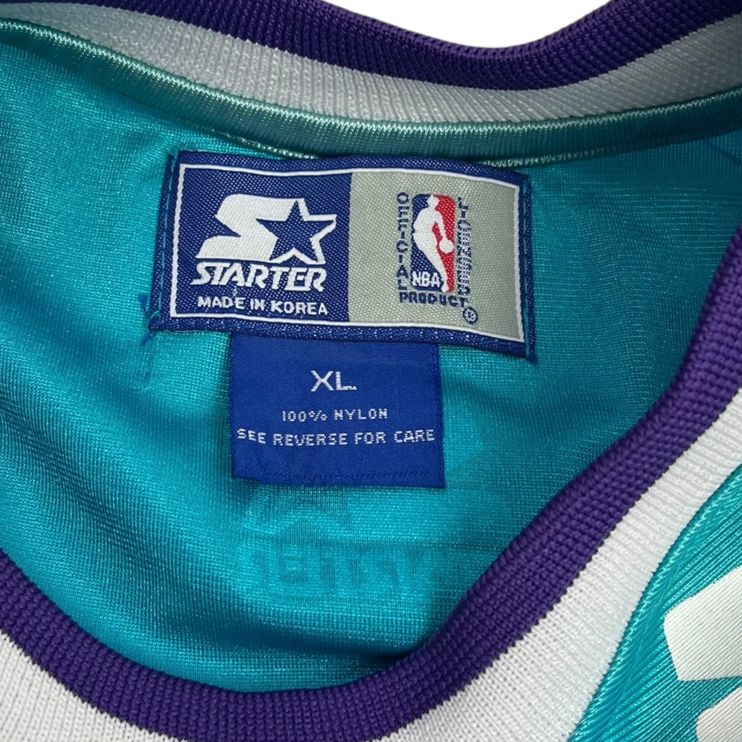 Vintage Starter Charlotte Hornets Jersey