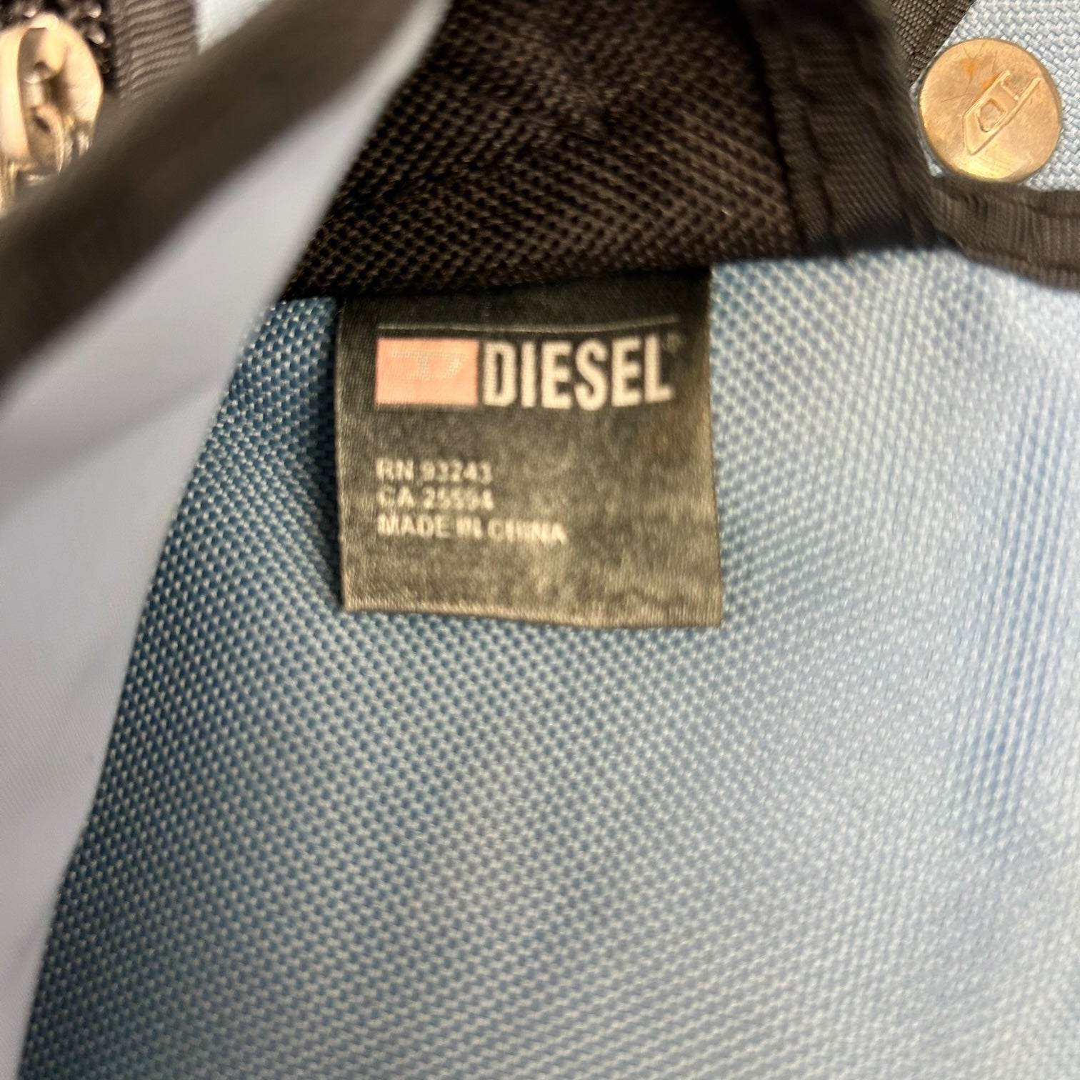 Vintage Diesel Mini Sidebag Blue