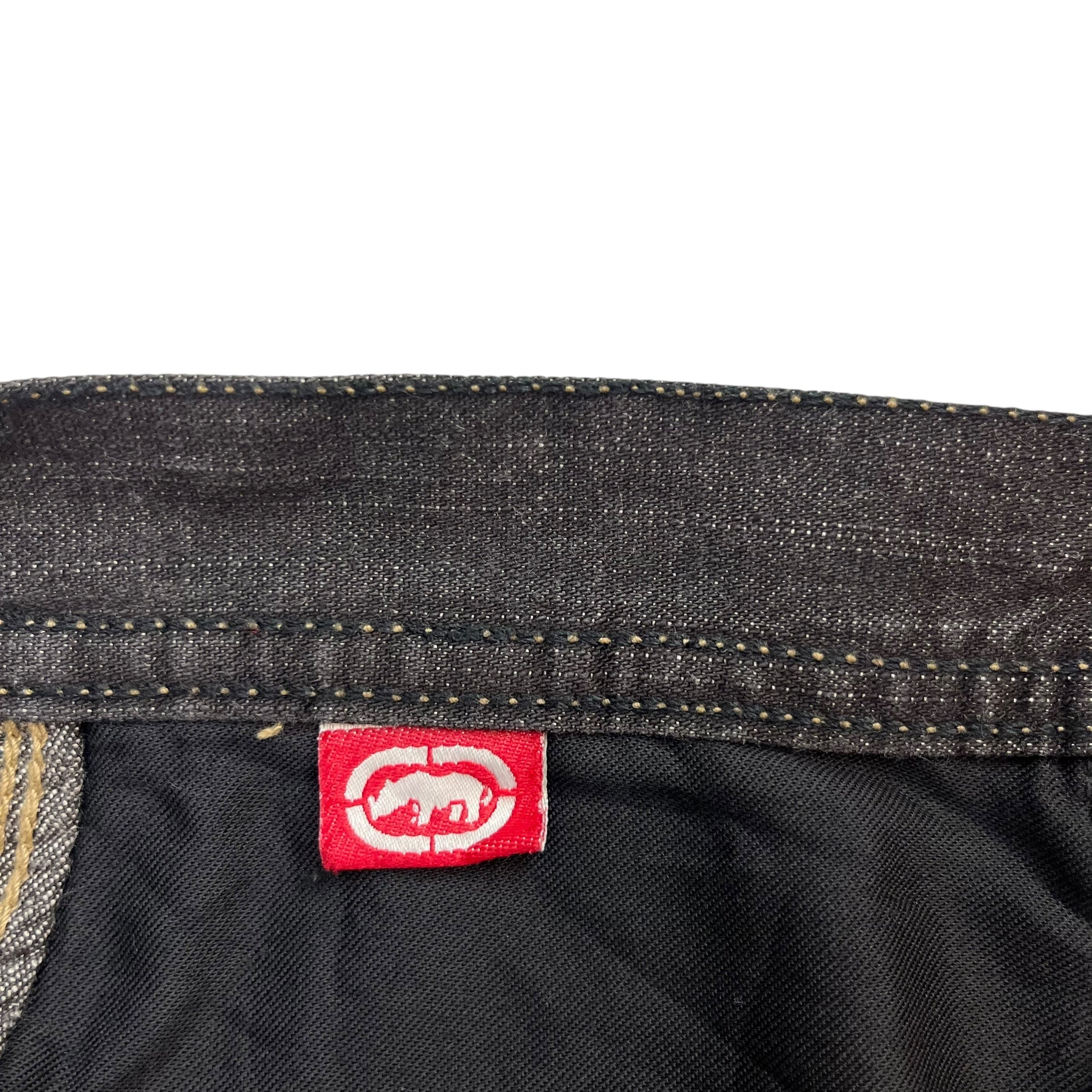 Ecko Unltd Baggy Carpenter Denim Pants Black
