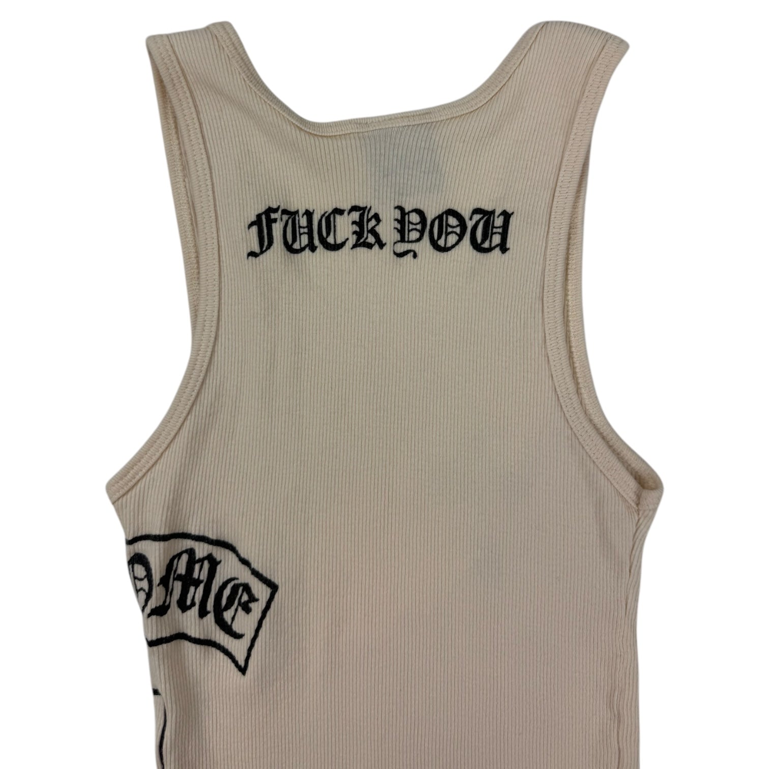 Vintage Chrome Hearts Women’s Tank Top Cream