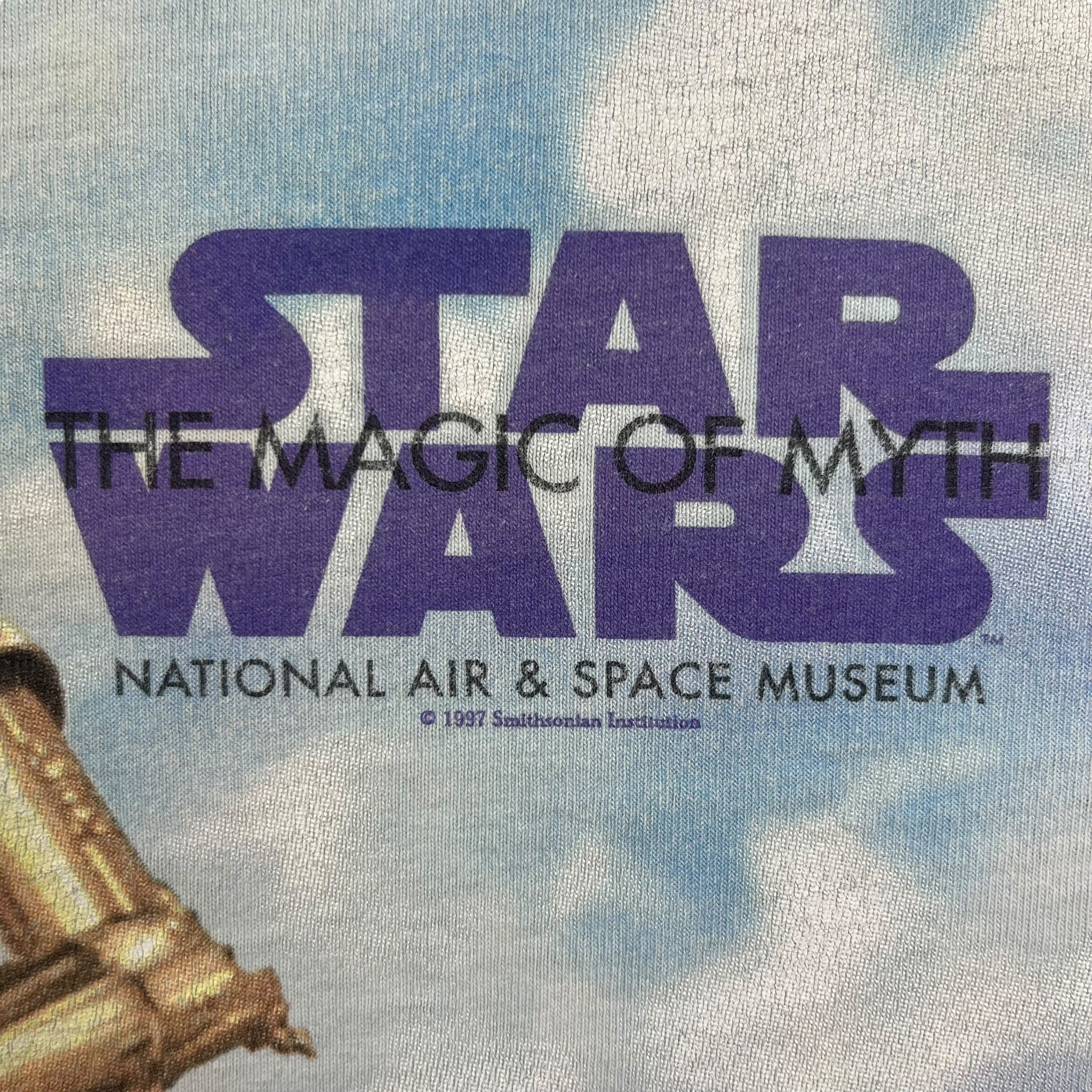 1997 Star Wars NASA Tee Light Blue/Beige