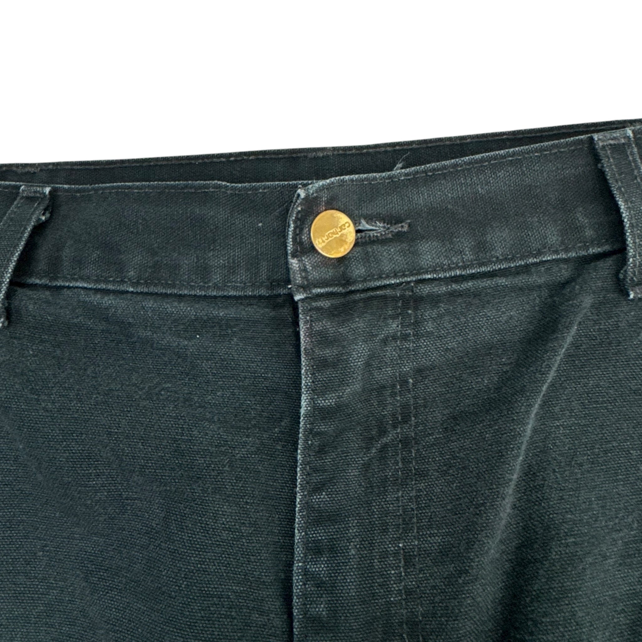 Vintage Carhartt Double Knee Bottoms Faded Black