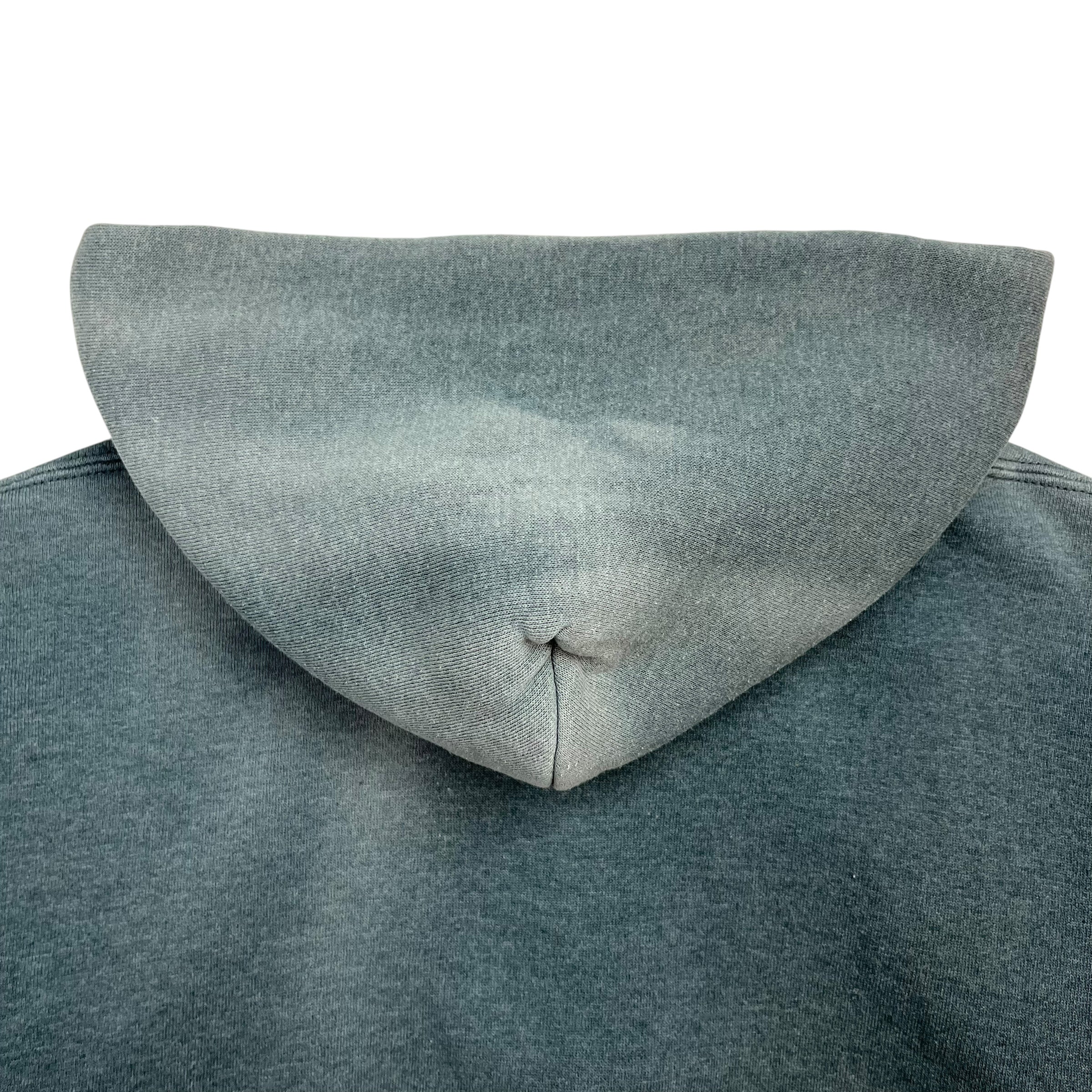 Vintage Russell Athletics Zip Up Hoodie Grey/Green