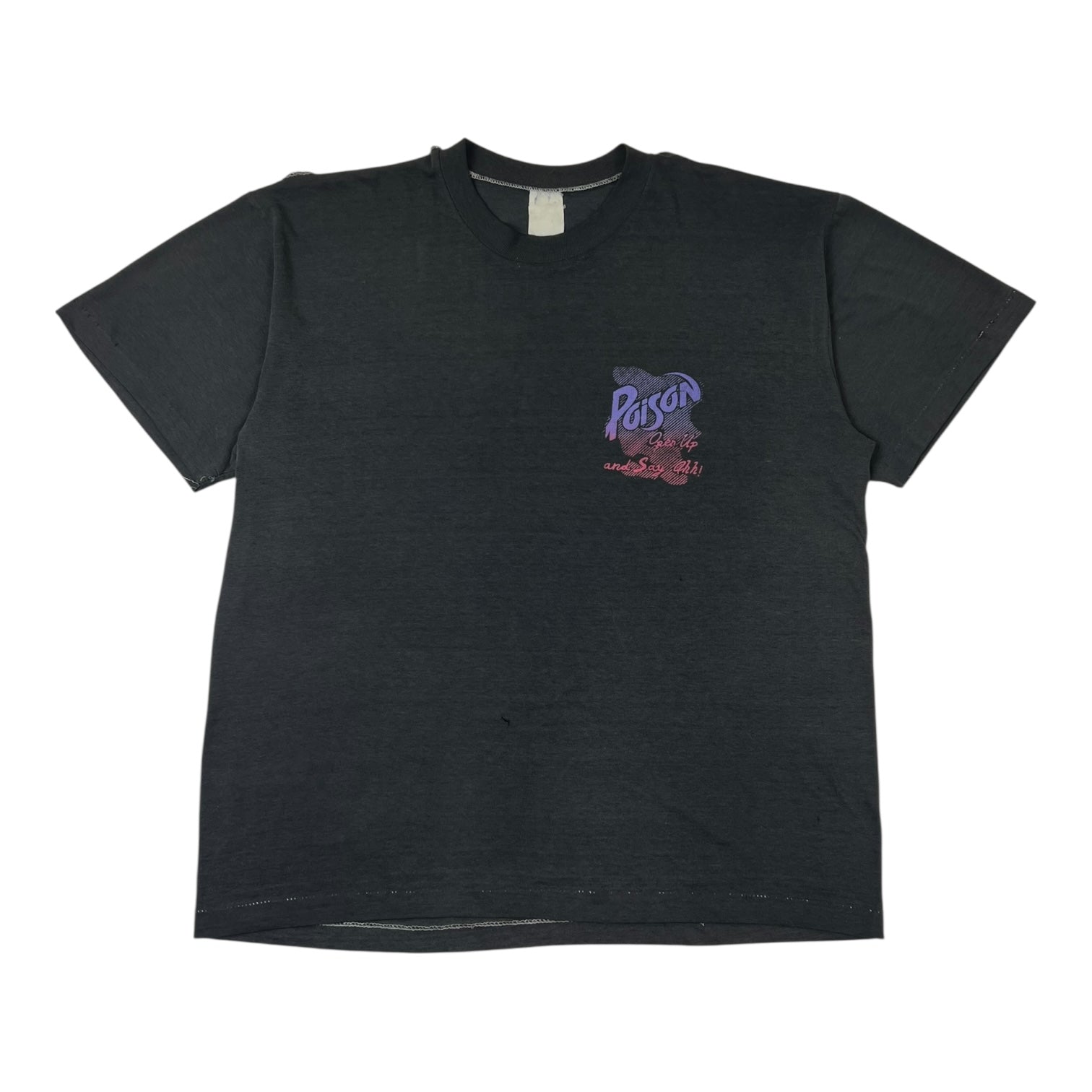 Vintage Poison “Open Up and Say Ahh!” T-Shirt Black