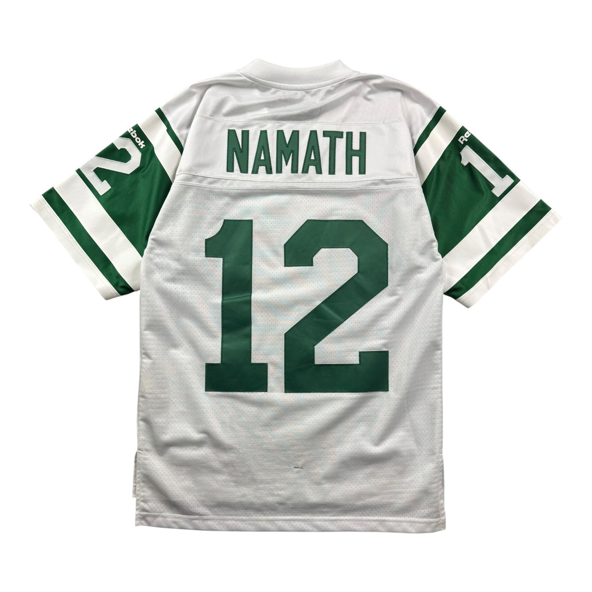 Vintage Reebok Throwback New York Jets Joe Namath Away Jersey White
