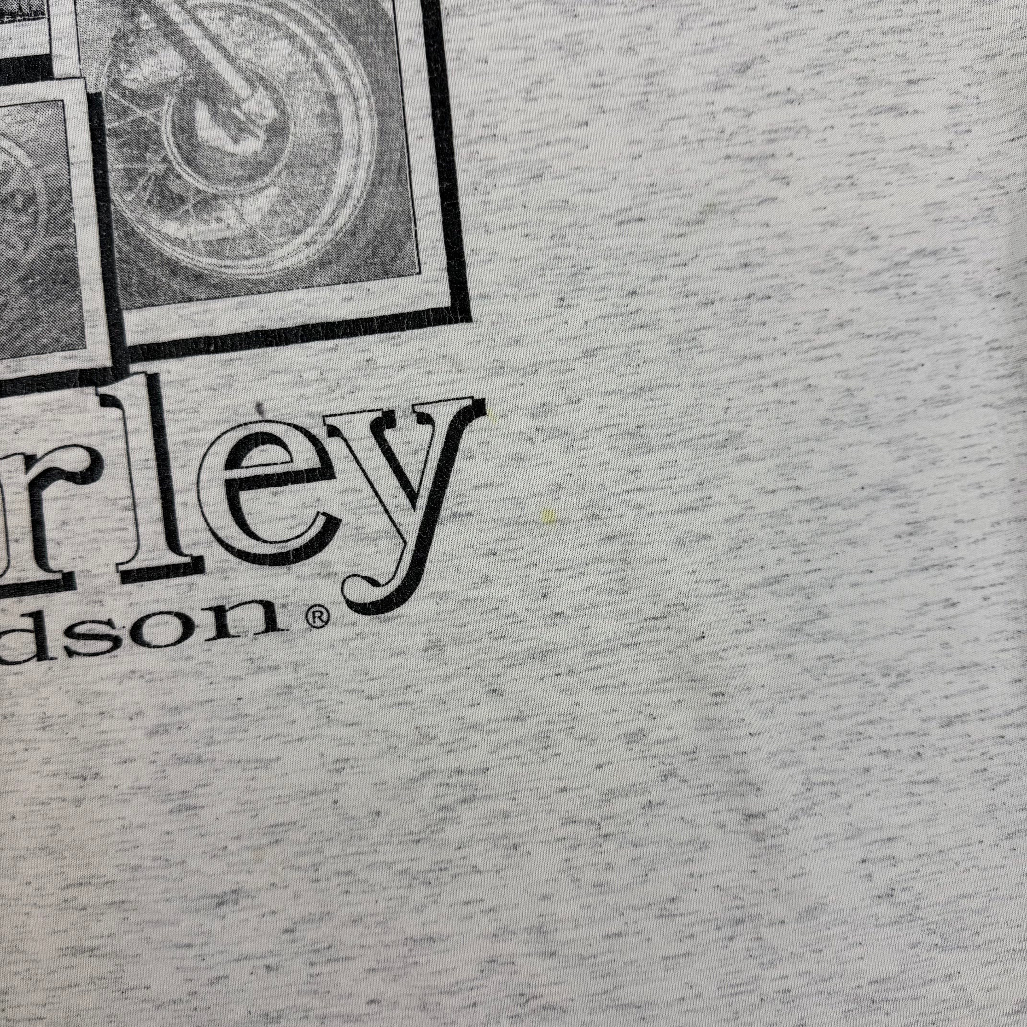 Vintage Harley Davidson Eagle T-Shirt Grey