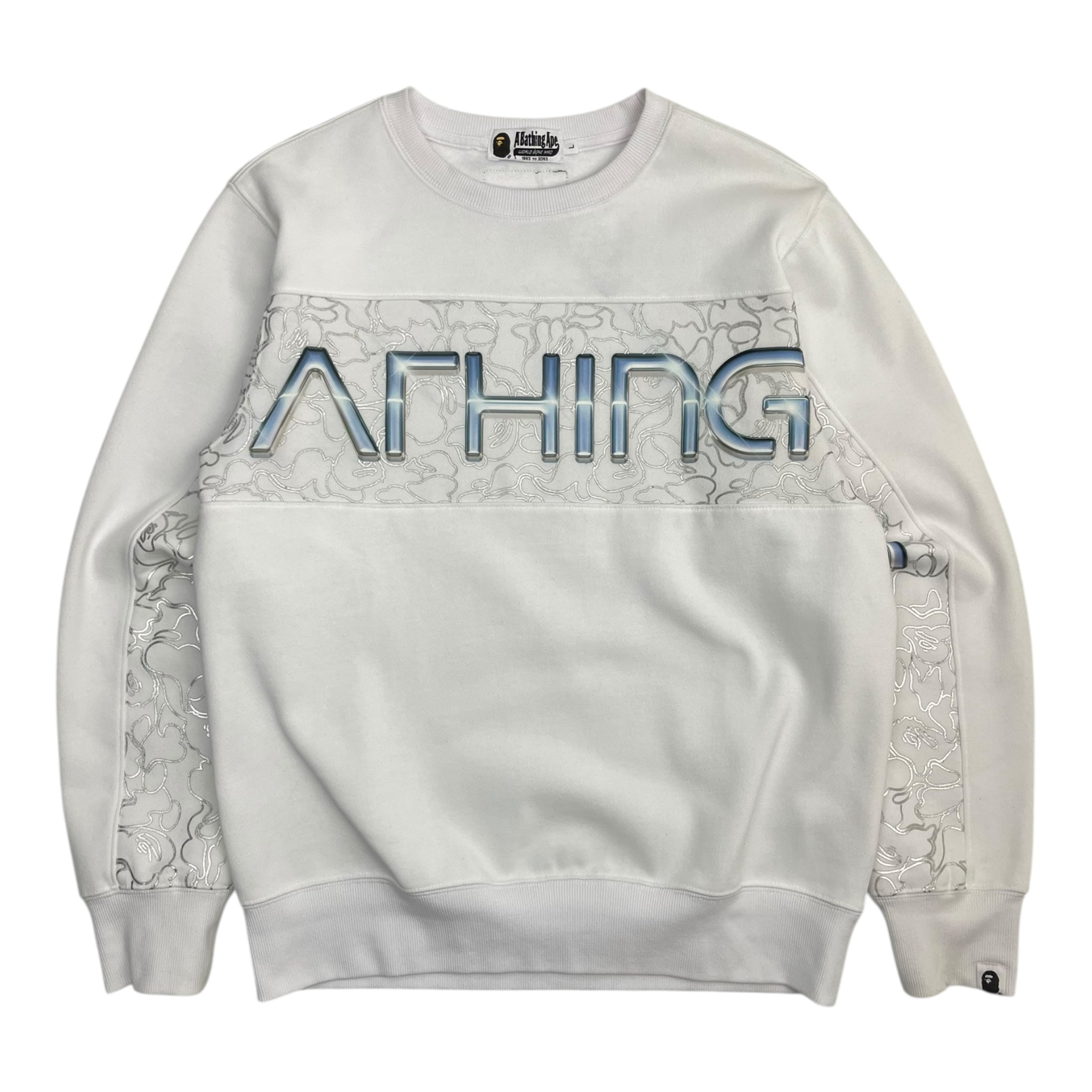 Bape x Hajime Sorayama Crewneck White