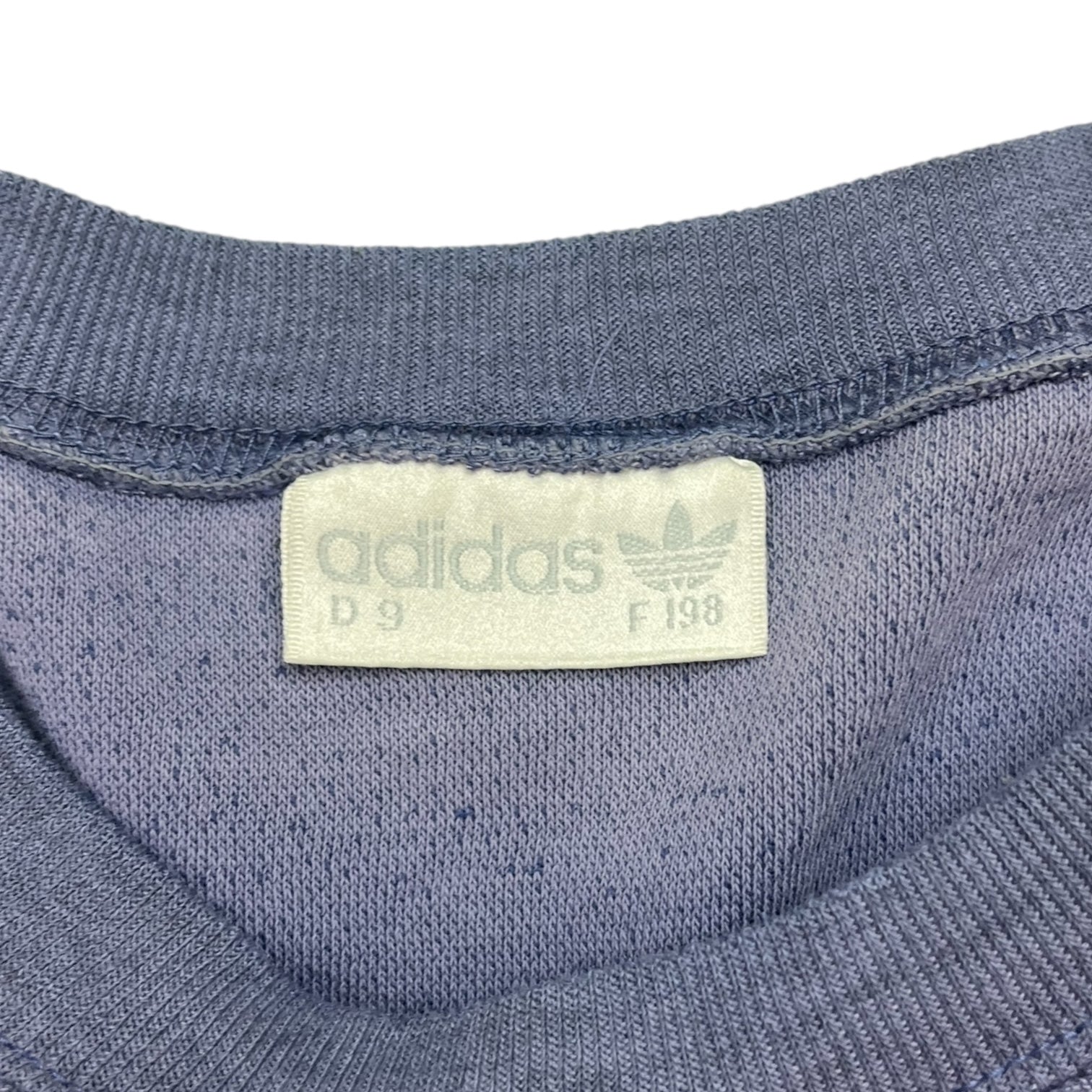 Vintage Adidas Three Stripes Reverse Crewneck Navy