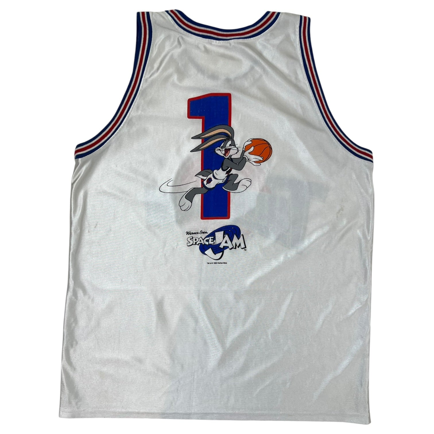 Vintage Tunesquad Bugs Bunny Jersey White