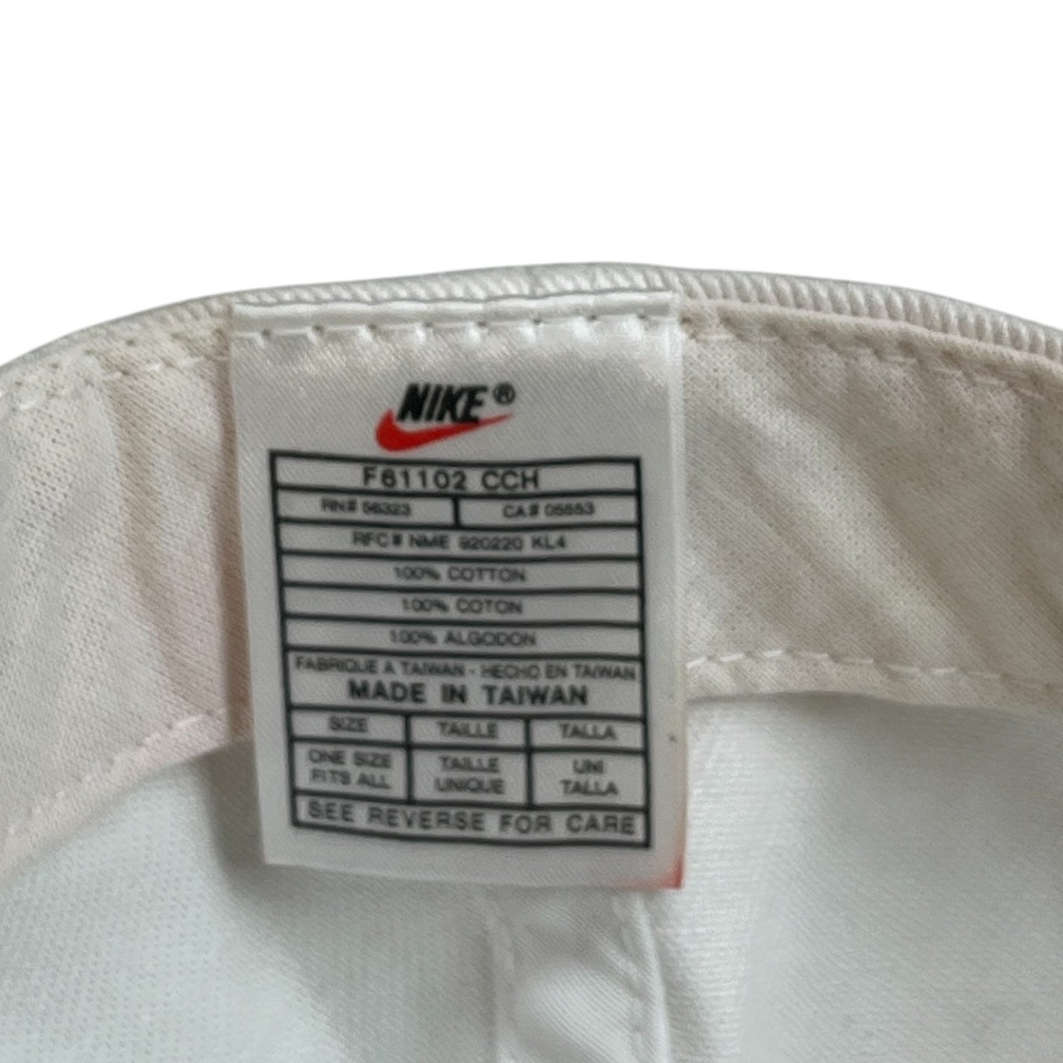 Vintage Nike SnapBack Hat White/Blue