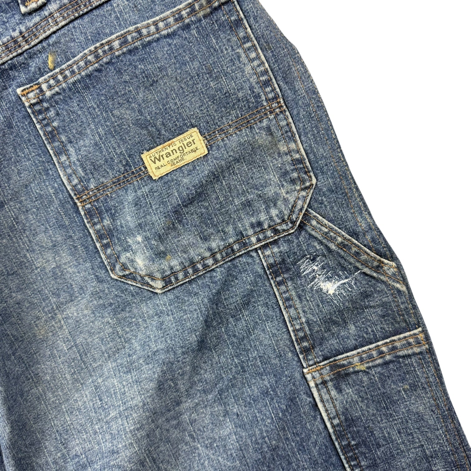 Vintage Wrangler Denim Shorts Dark Wash