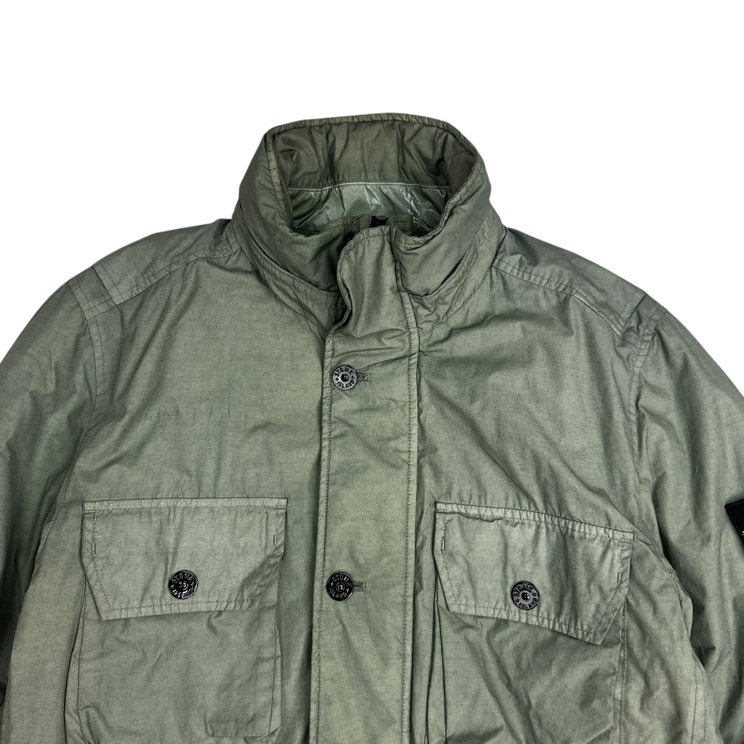 Stone Island Naslan Light Watro Field Jacket Sage Green